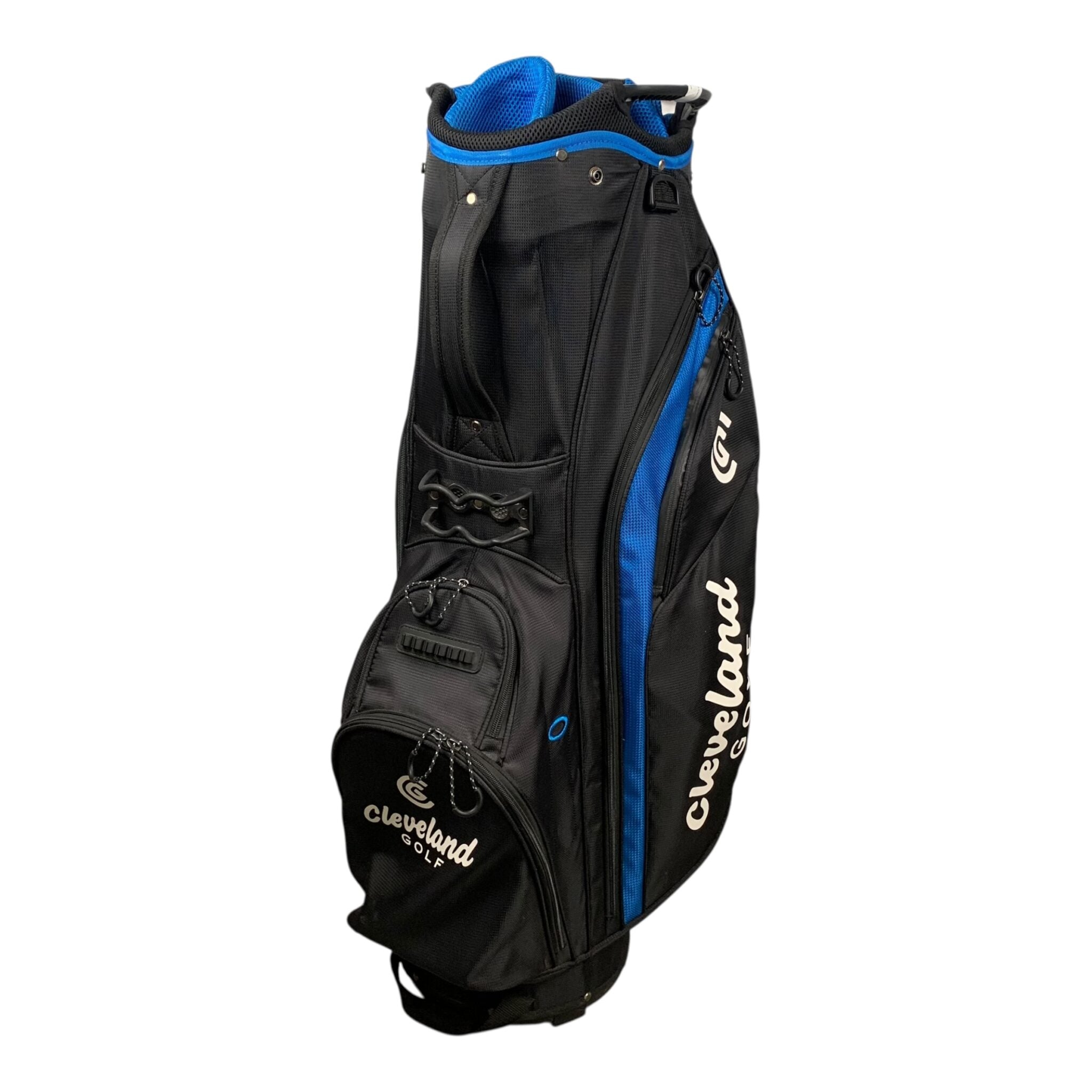 Cleveland Cartbag / Schwarz/Blau / 14-Zimmer