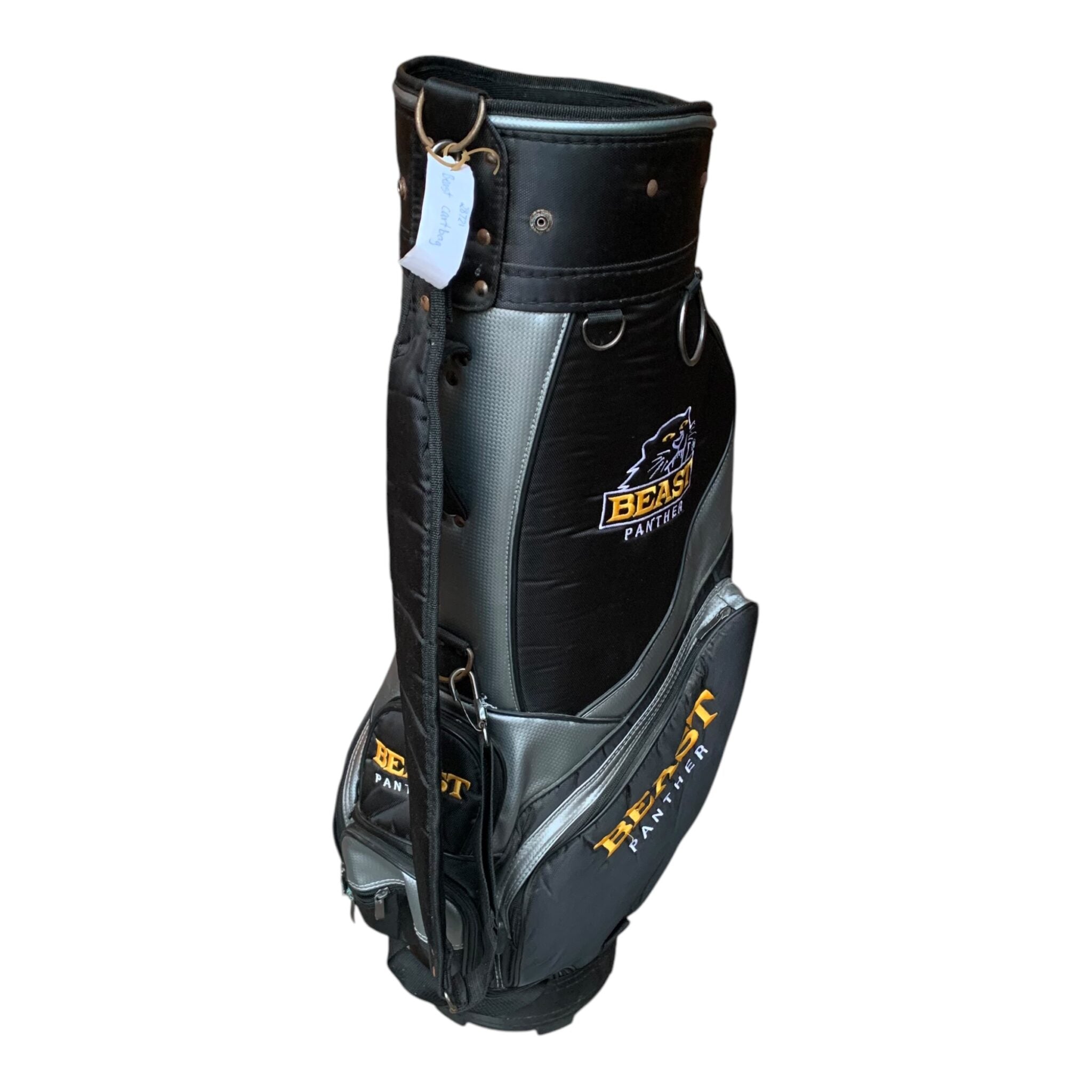 Beast Cartbag - Schwarz/Grau / 6-fach / Mit Regenschutz