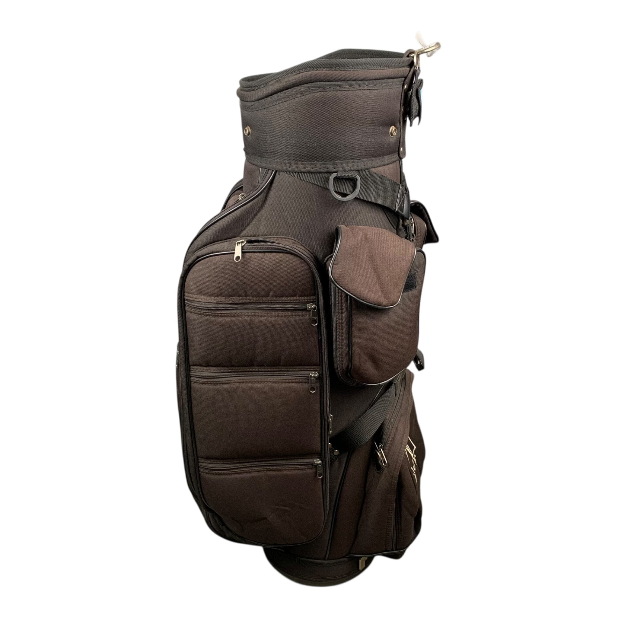 Klassische Cartbag / Schwarz / 14 Fächer 