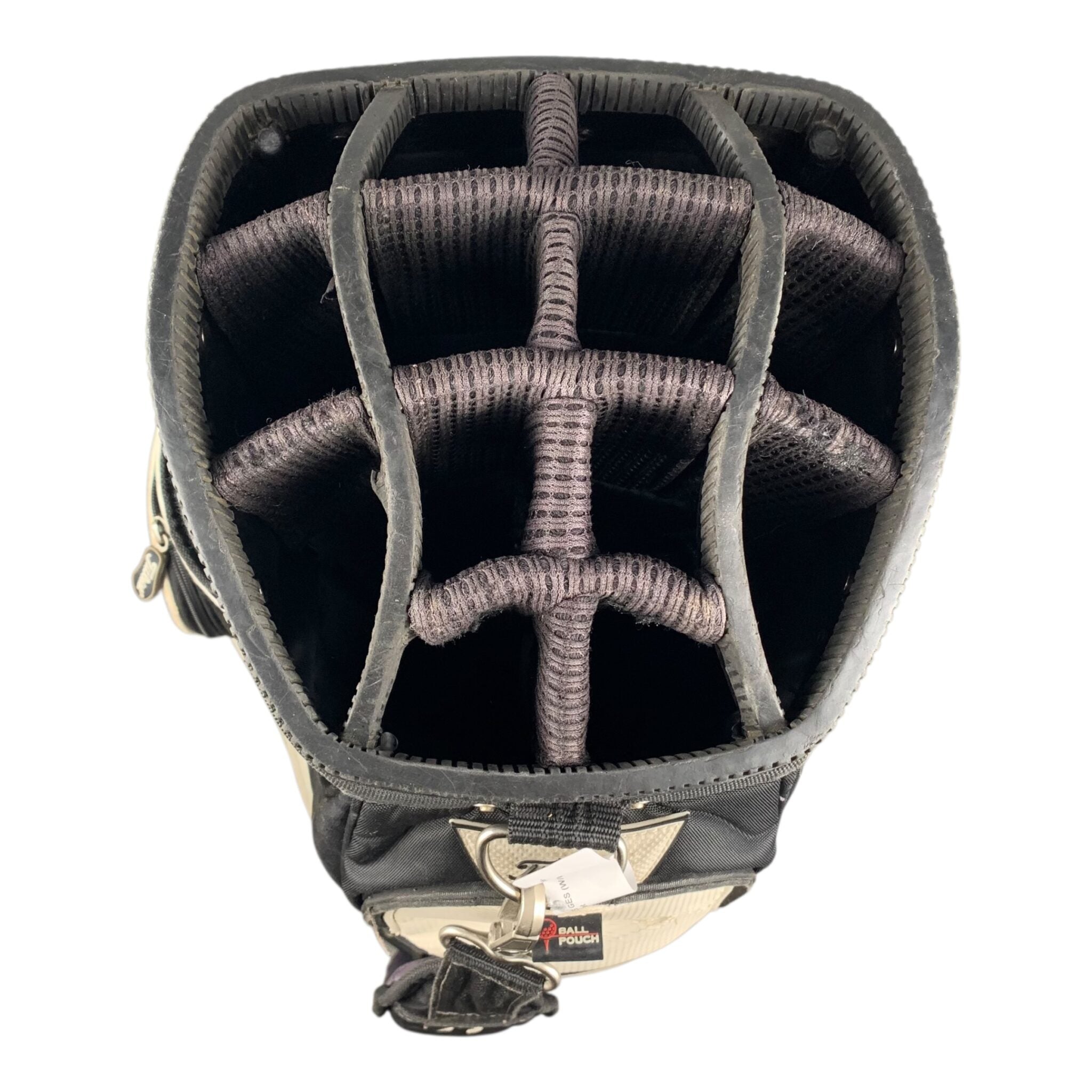 Titleist Cartbag / Schwarz/Weiß / 14 Fächer 