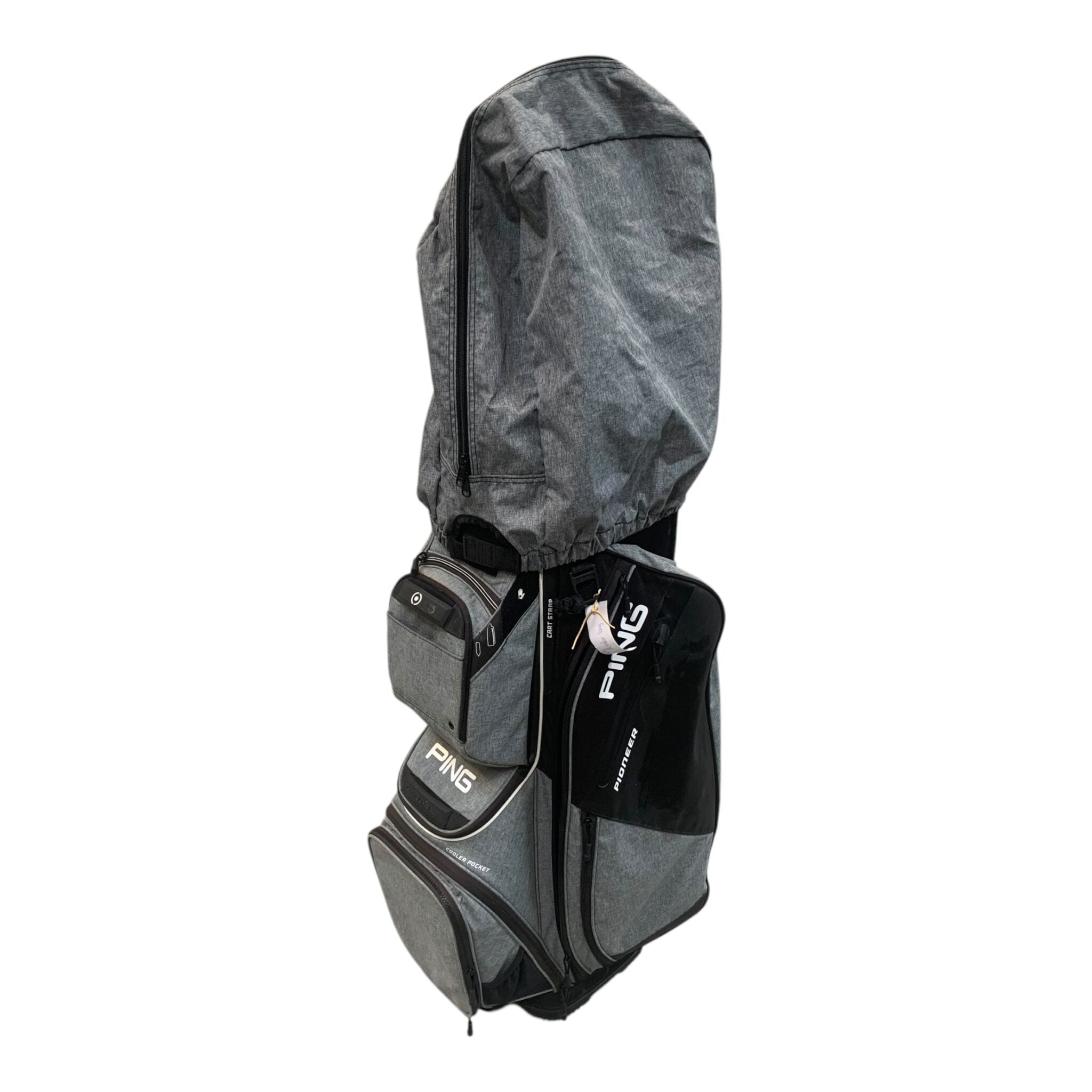 Ping Pioneer Bag / Schwarz/Grau / 14-fach / M. Regenhülle