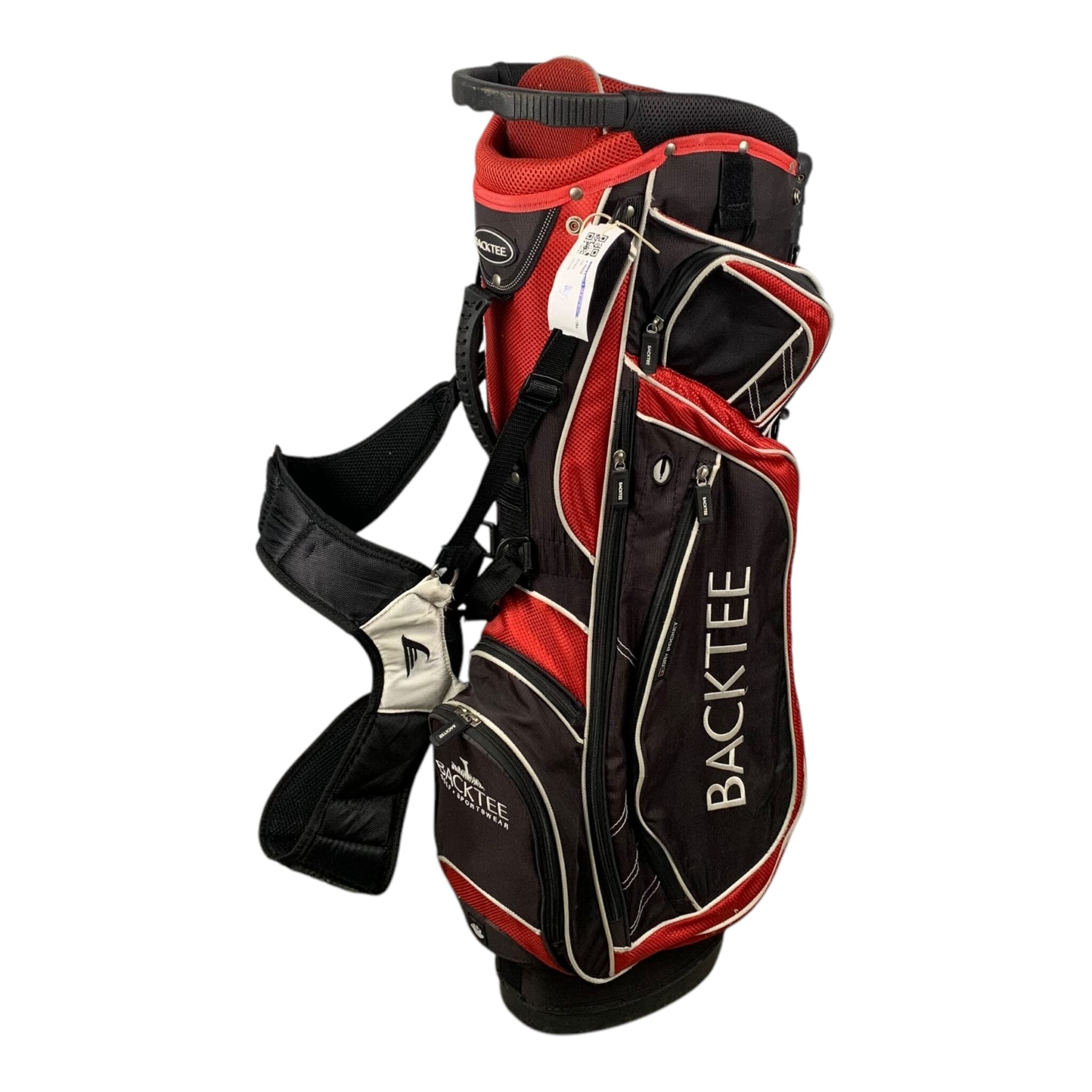 Backtee StandBag / Schwarz/Rot / 6 Fächer