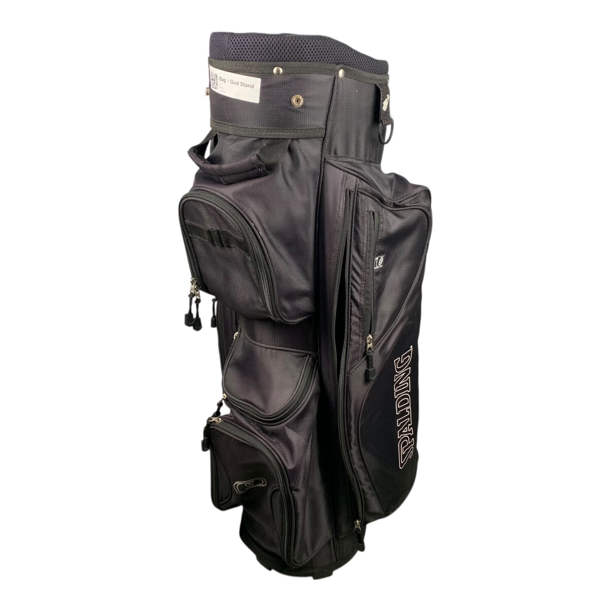 Spalding Cartbag/ Schwarz / 6-Raum 