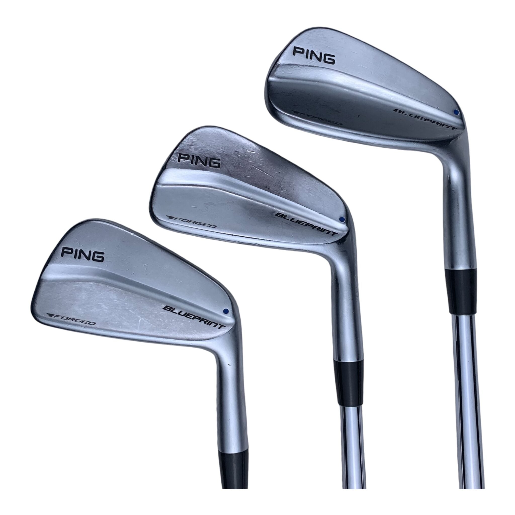 Ping Blueprint Eisensatz / Flex Stiff - Stahl / 6-W / Blue Lie Dot