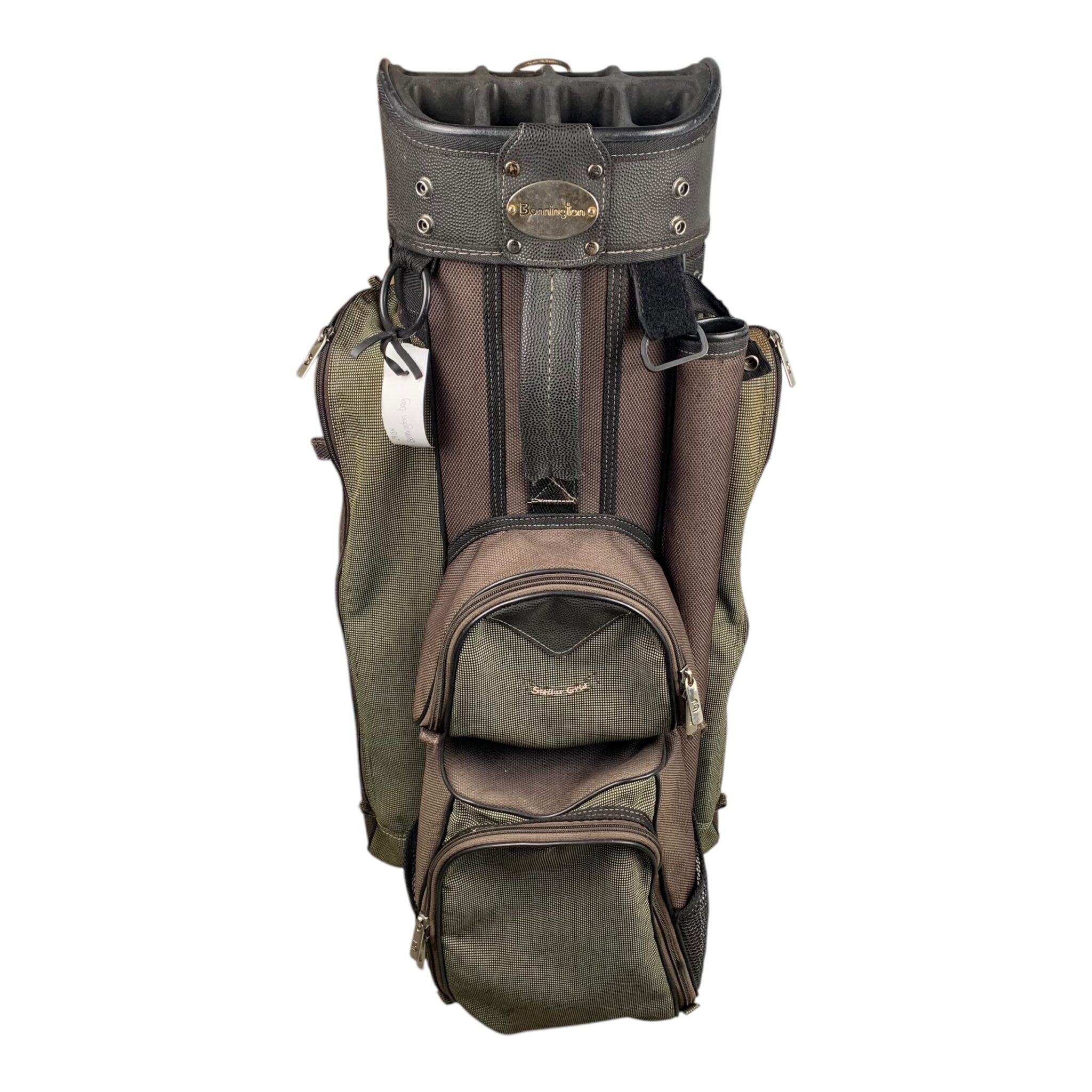 Bennington Cart Bag / Army/Schwarz / 14 Fächer