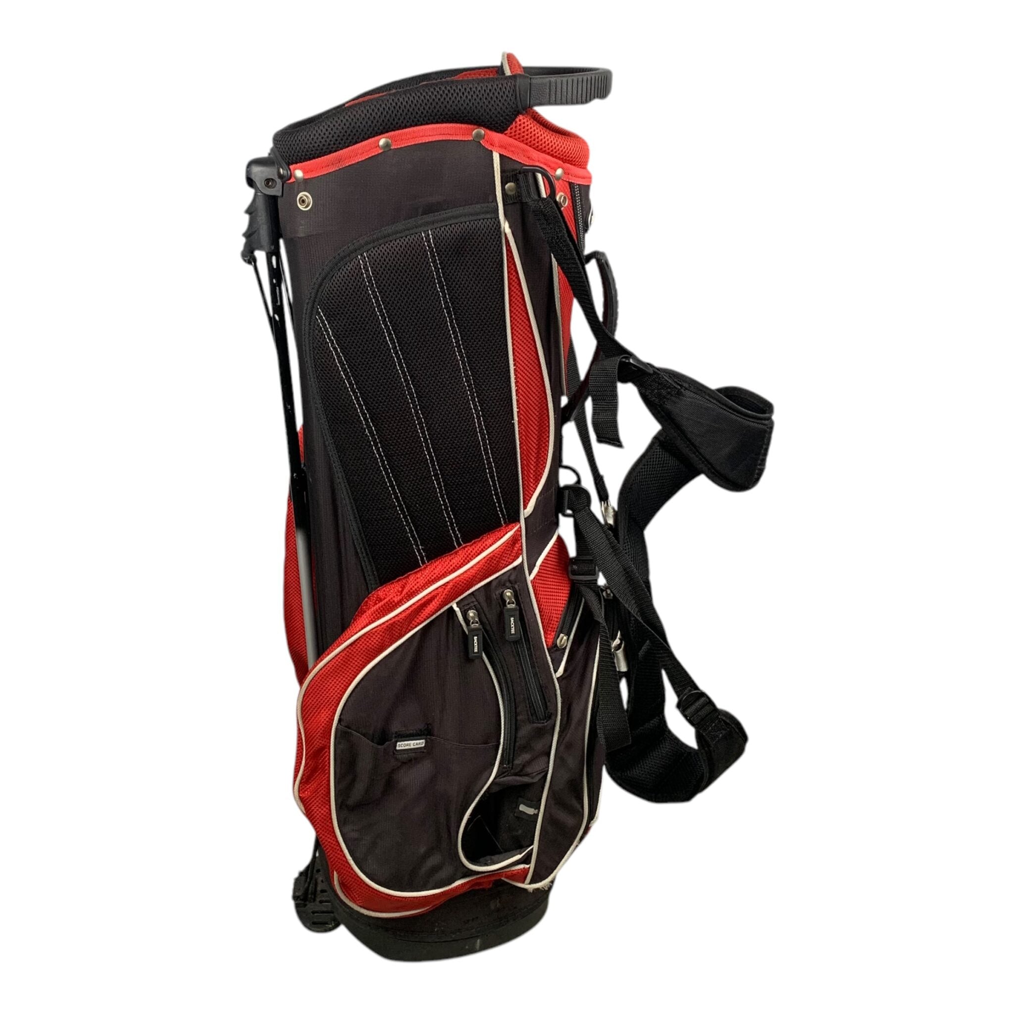 Backtee StandBag / Schwarz/Rot / 6 Fächer