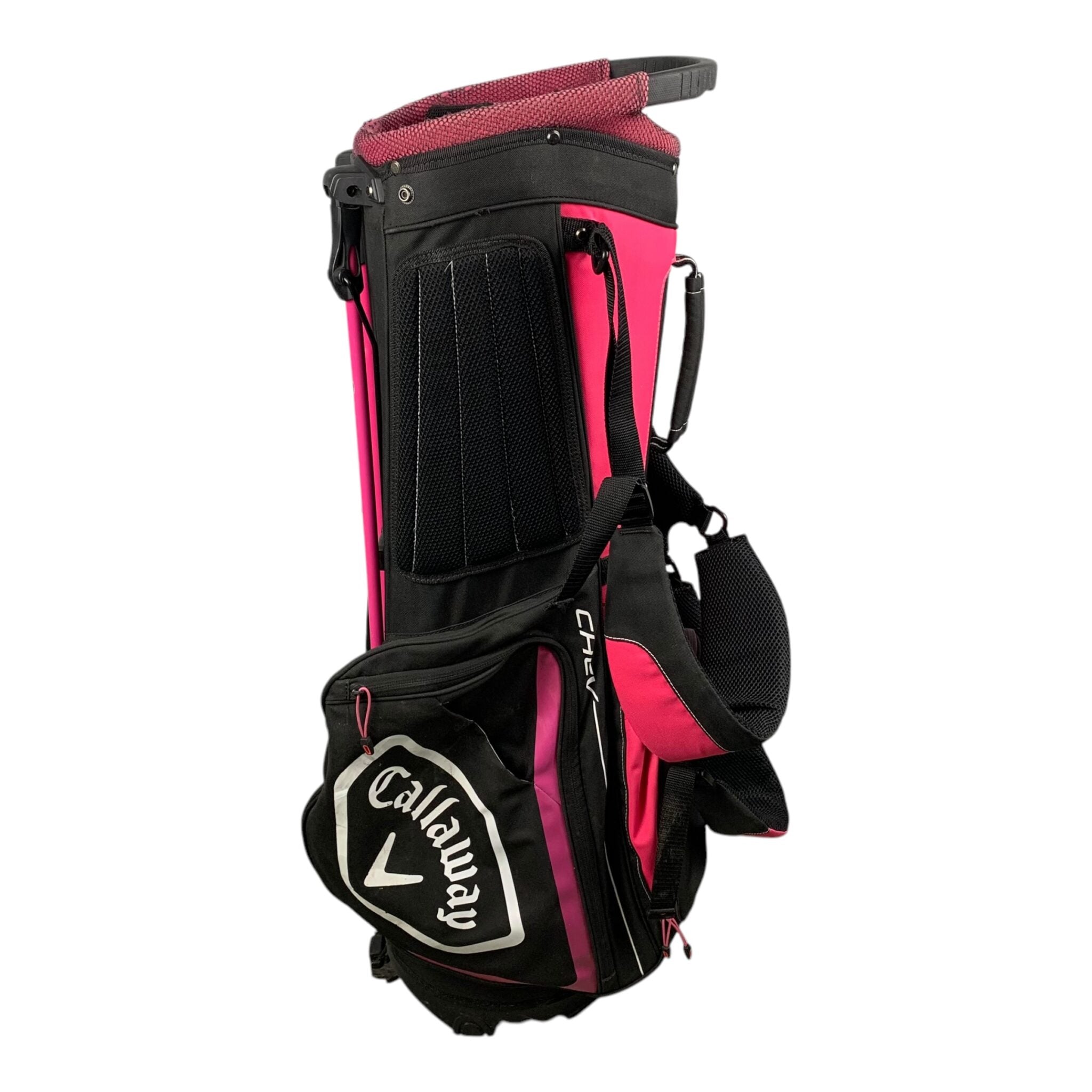 Callaway Chev StandBag / Schwarz/Pink / 5 Fächer