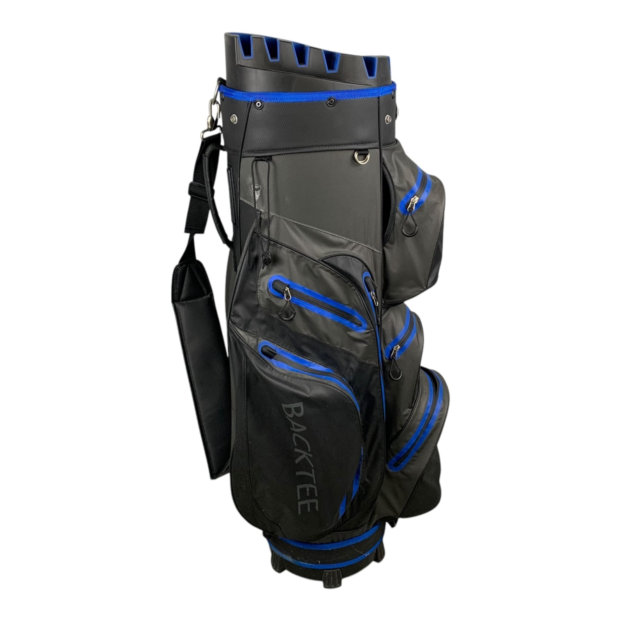 BackTee CartBag / Schwarz/Blau / 14 Fächer