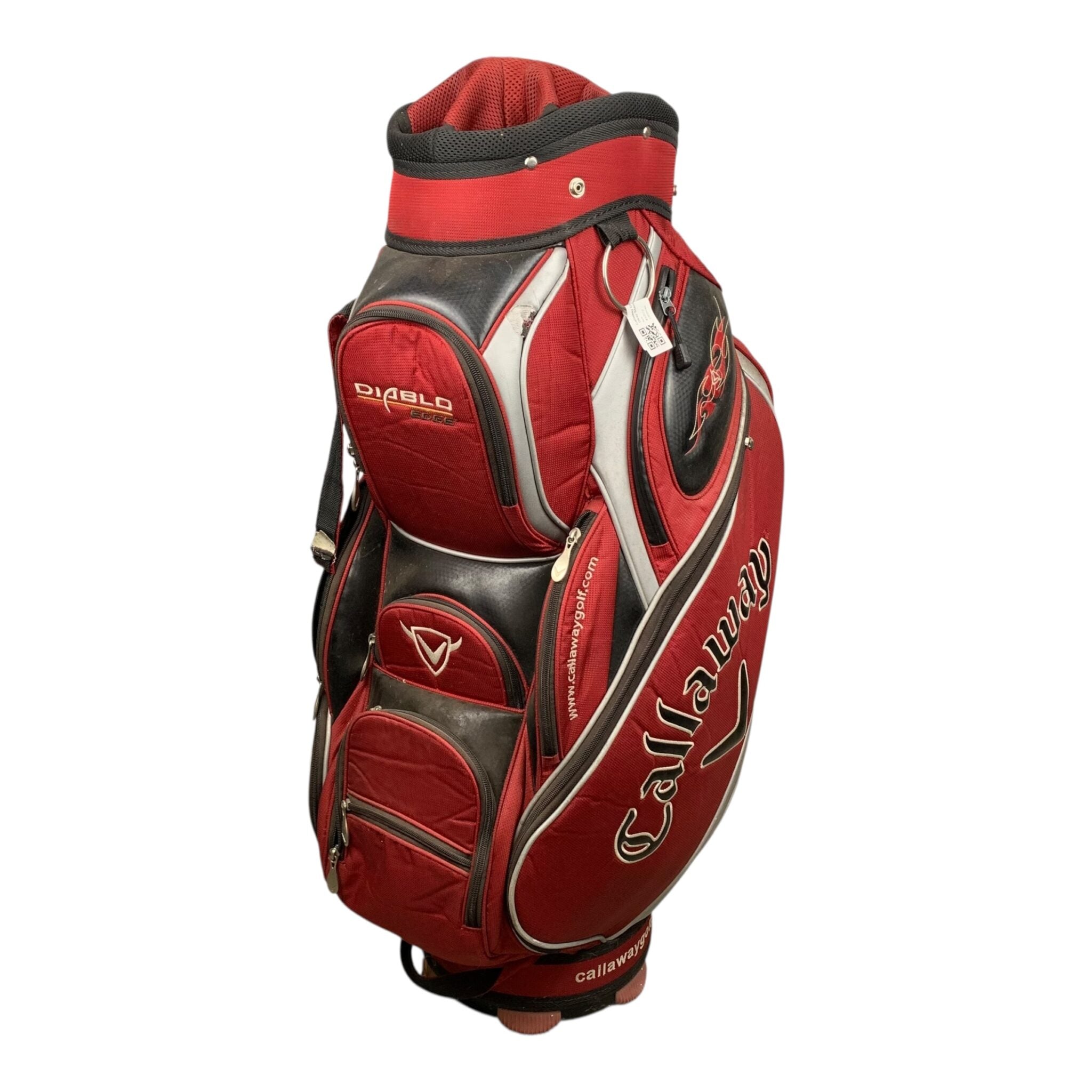 Callaway Diablo Staffbag / Rot / 6-Fächer 