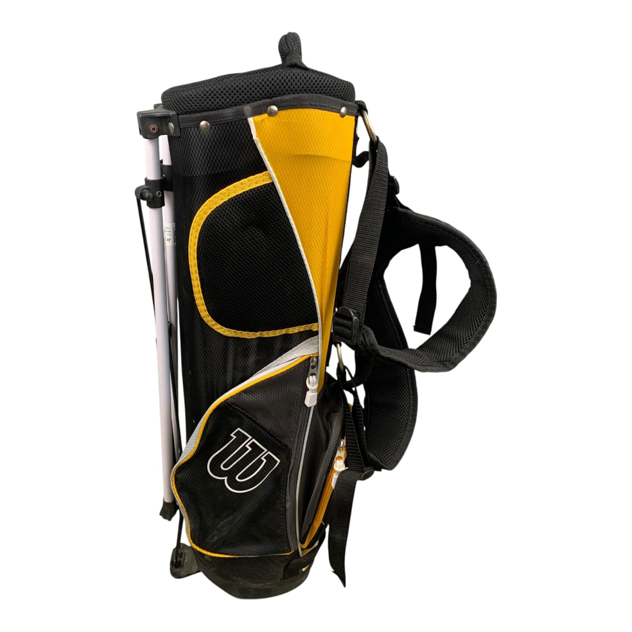 Wilson Junior Bag / Schwarz/Gelb / 4-Fächer 