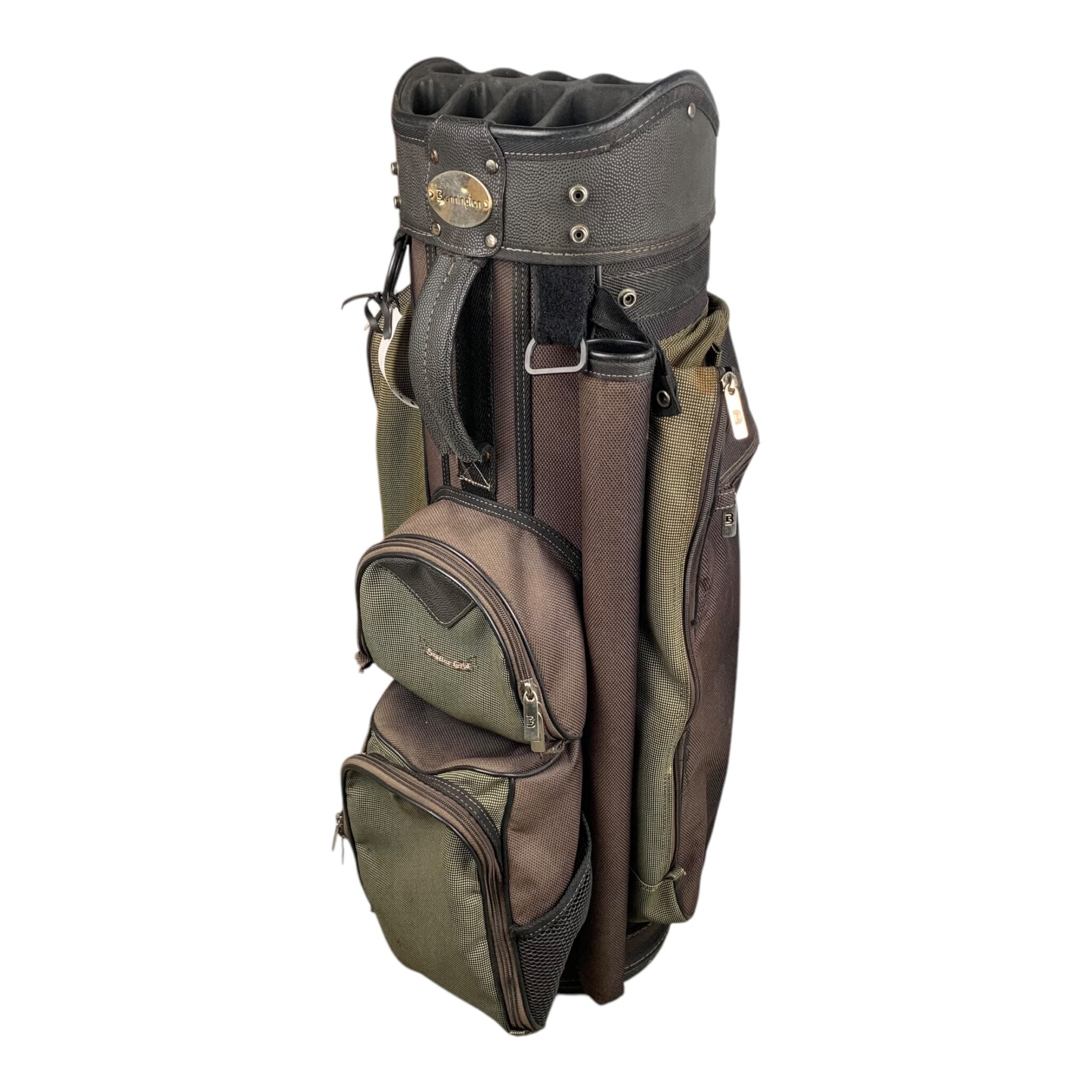 Bennington Cart Bag / Army/Schwarz / 14 Fächer