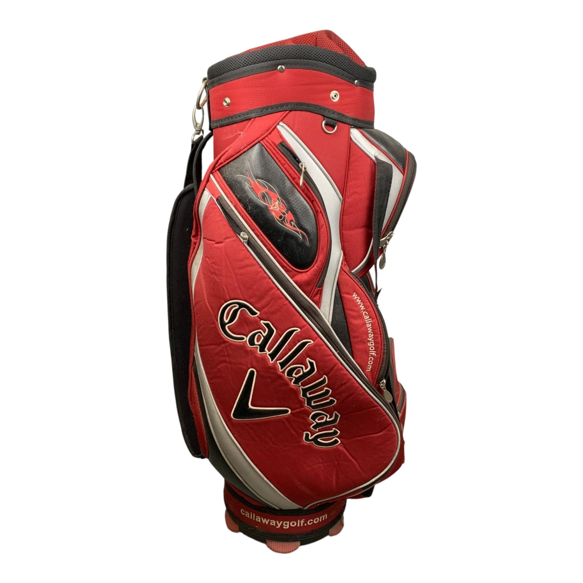 Callaway Diablo Staffbag / Rot / 6-Fächer 