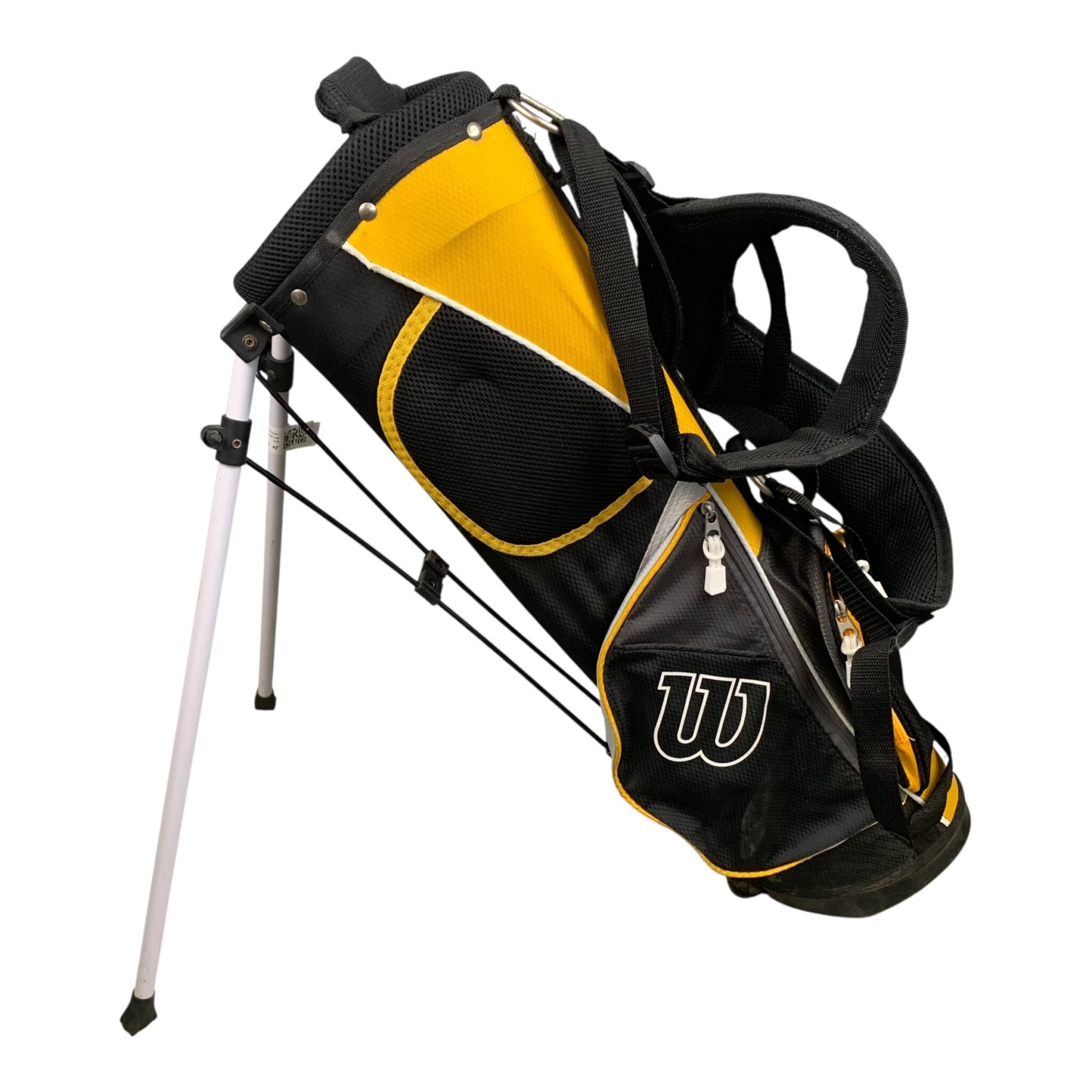 Wilson Junior Bag / Schwarz/Gelb / 4-Fächer 