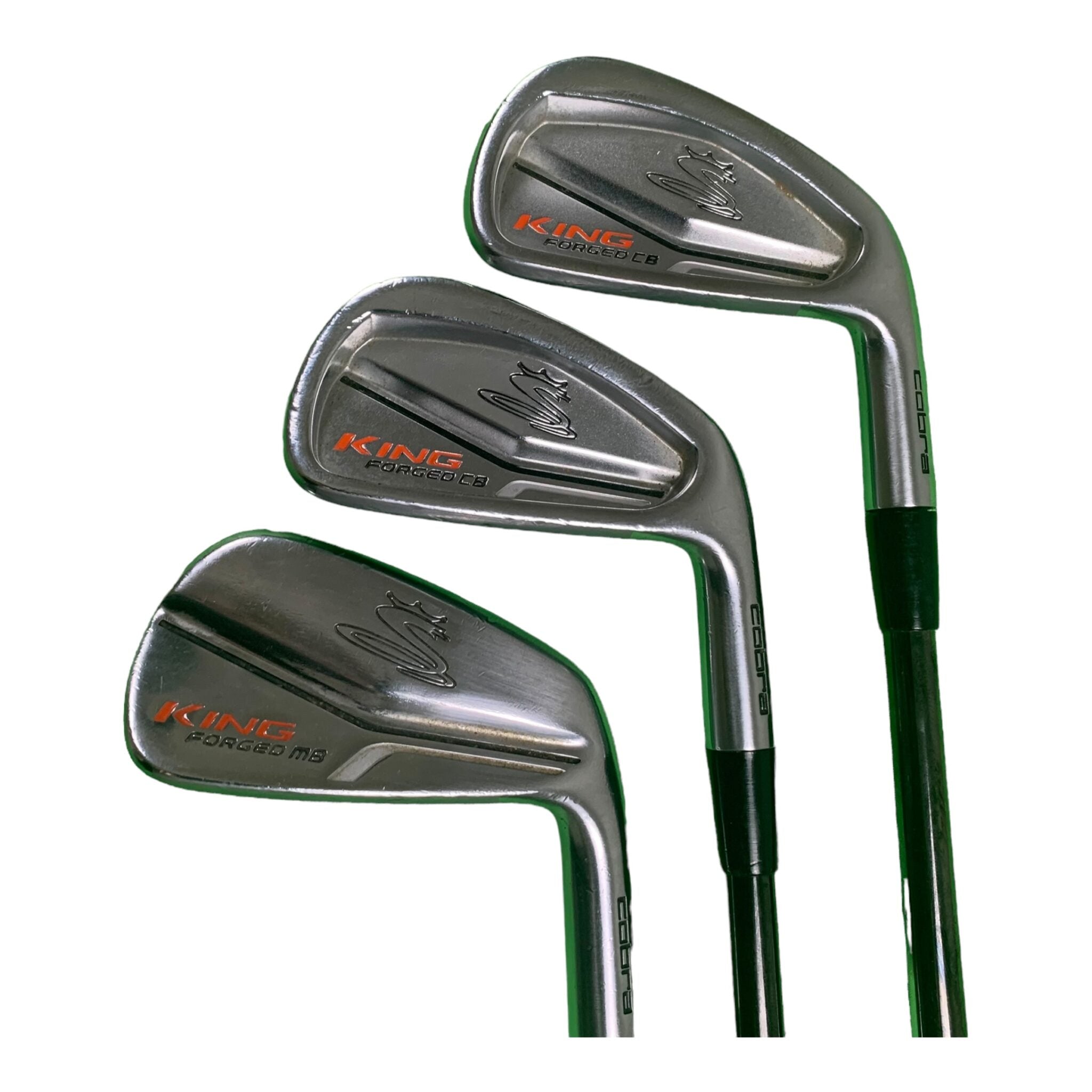 Cobra King CB/MB Eisensatz / Flex X-stiff / 4-PW / Stahl