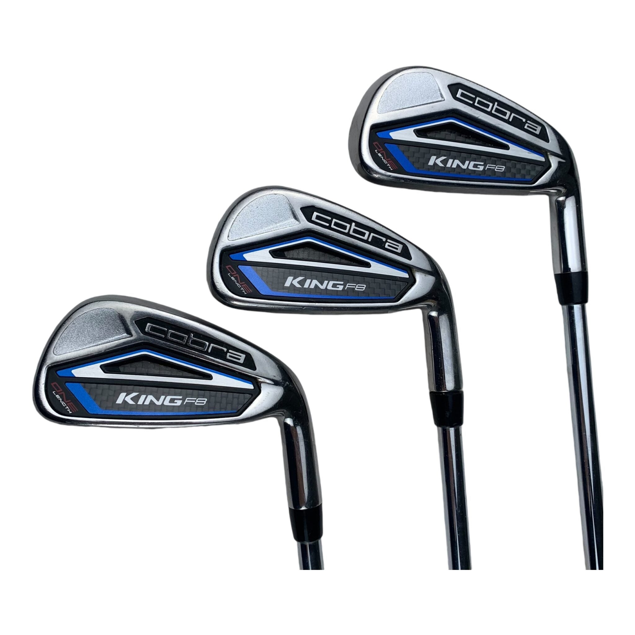 Cobra King F8 One Length Eisensatz / Flex Regular - Stahl / 5-PW
