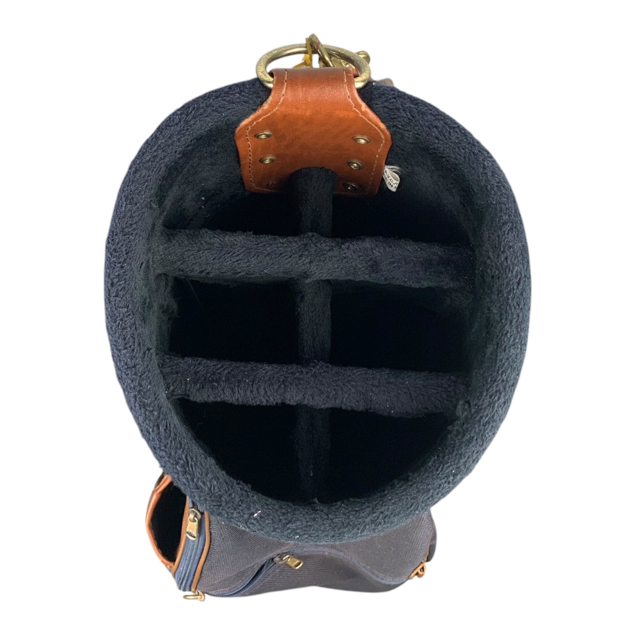 Prestige Golf CartBag / Braun/Blau / 6 Fächer