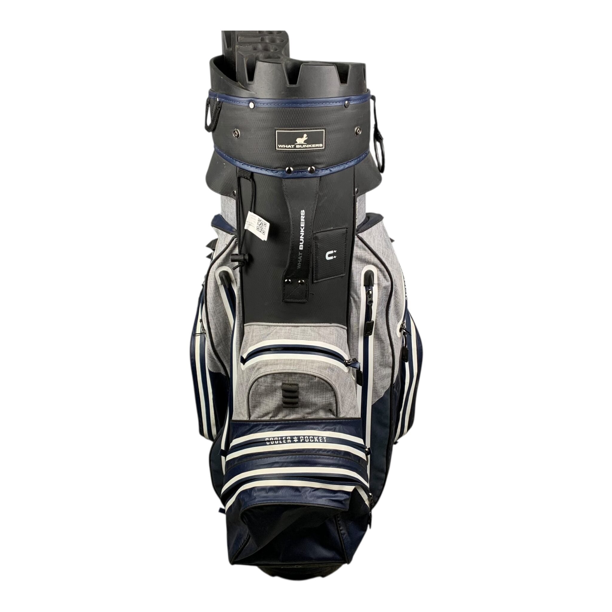 WhatBunkers Kibo Cartbag / Grau/Marineblau / Trennwand 