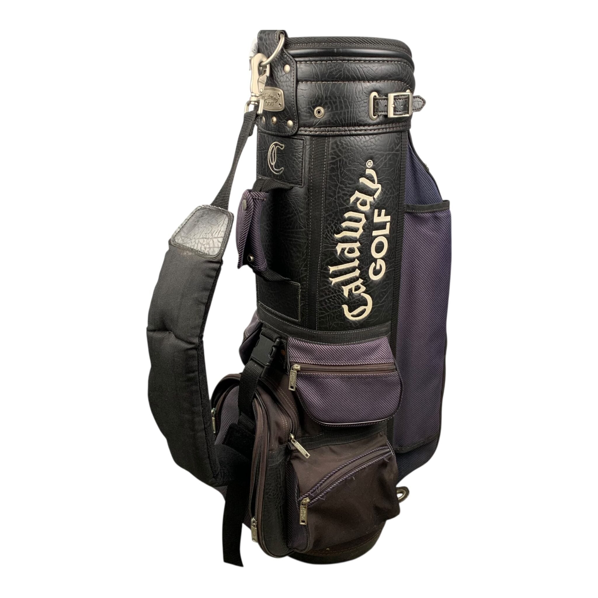 Callaway Cartbag / Schwarz/Marineblau / 6 Fächer 