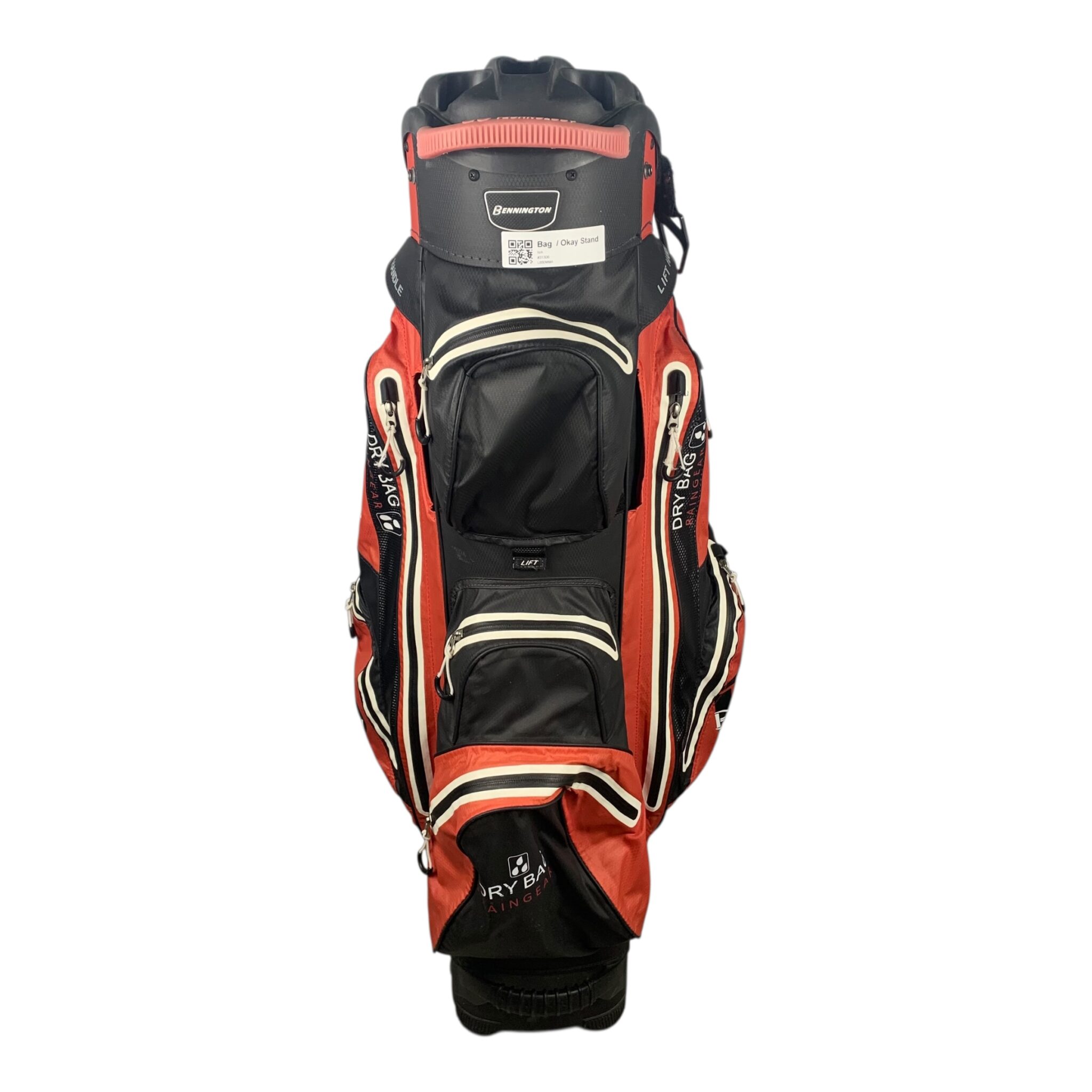 Bennington Drybag Raingear Cartbag / Rot/Schwarz / Trennwand 