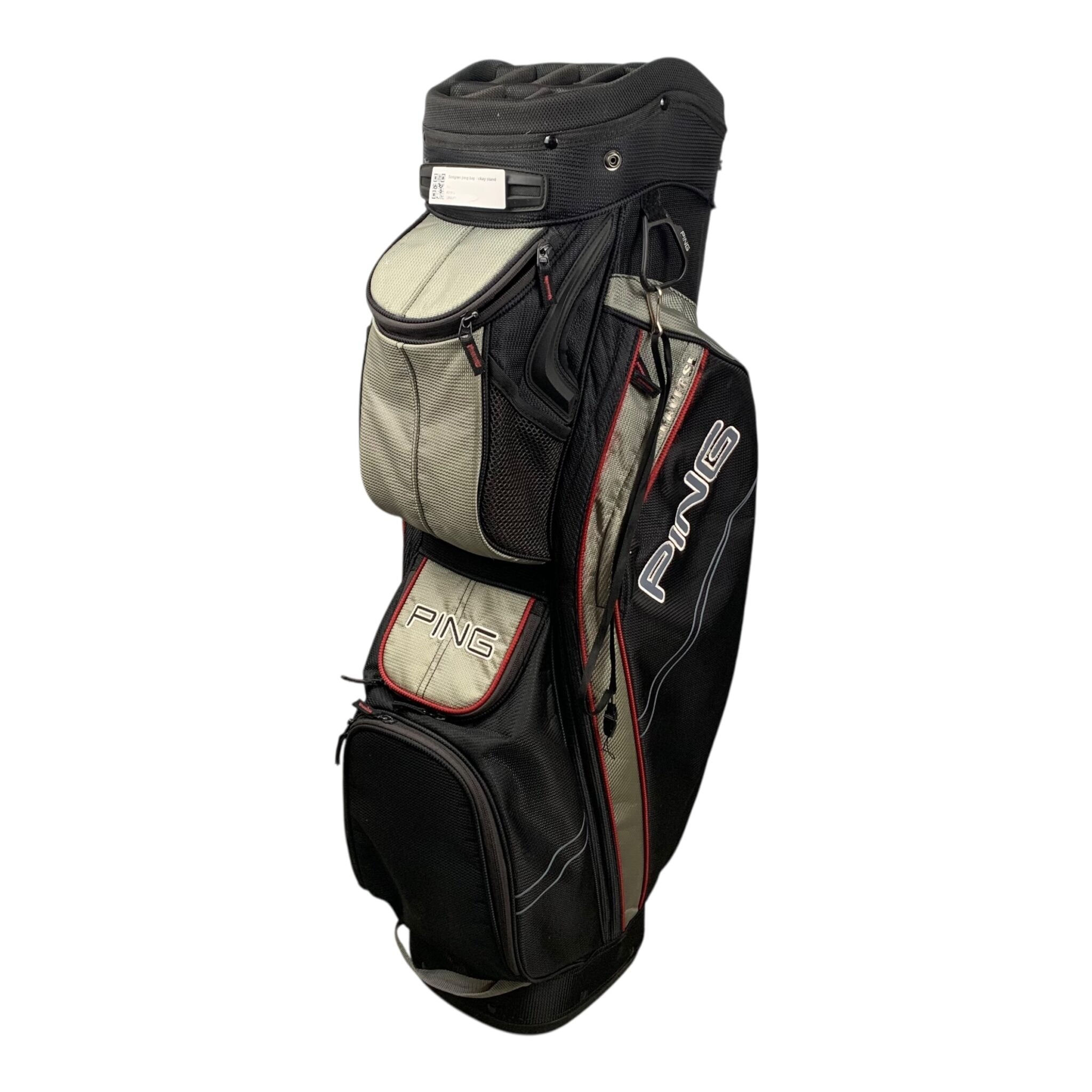 Ping Cartbag / Schwarz/Grau / 14-Raum 