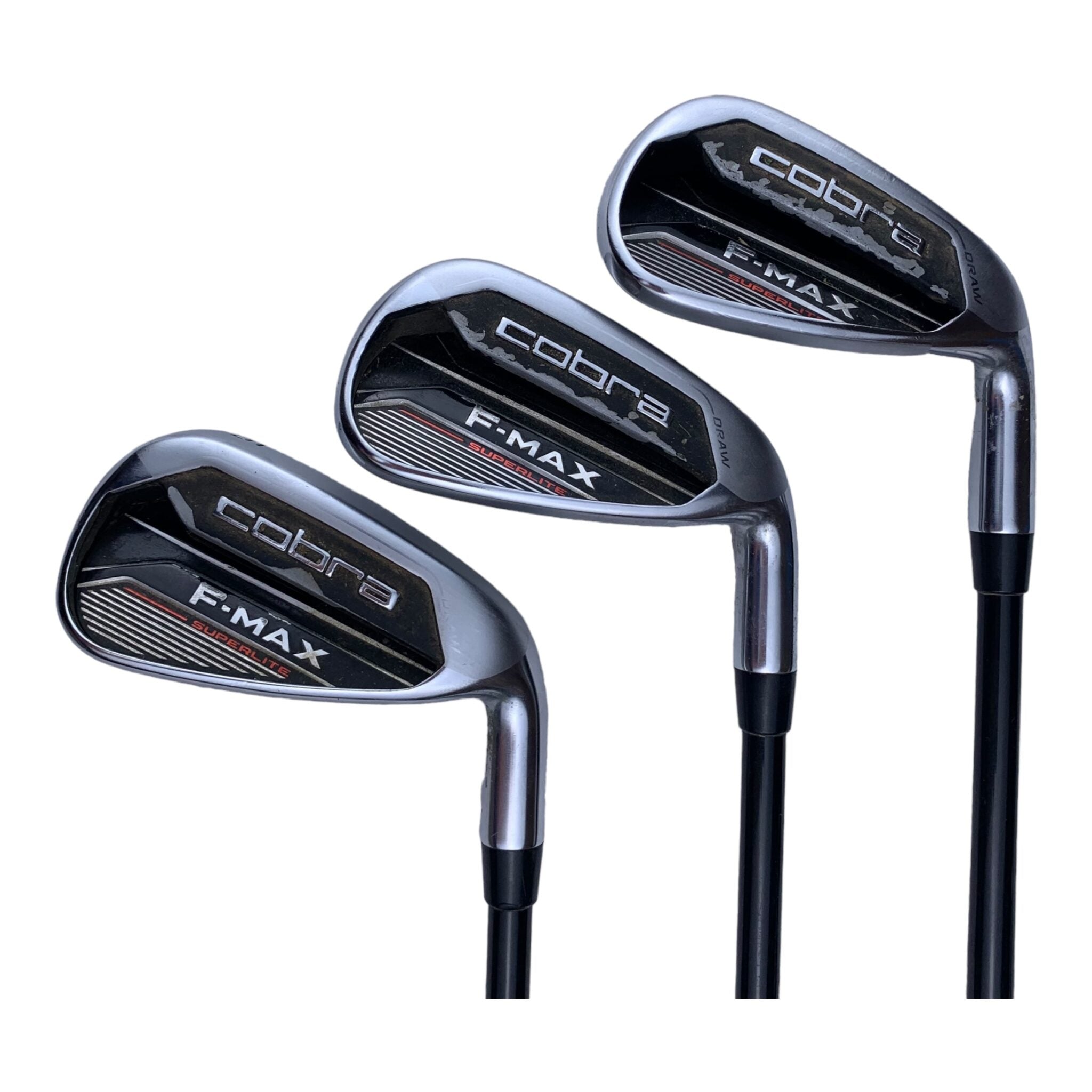 Cobra F-Max SuperLite Eisensatz / Flex Regular / Länge = -1" / 4H-5H-6-PW+S / Graphit