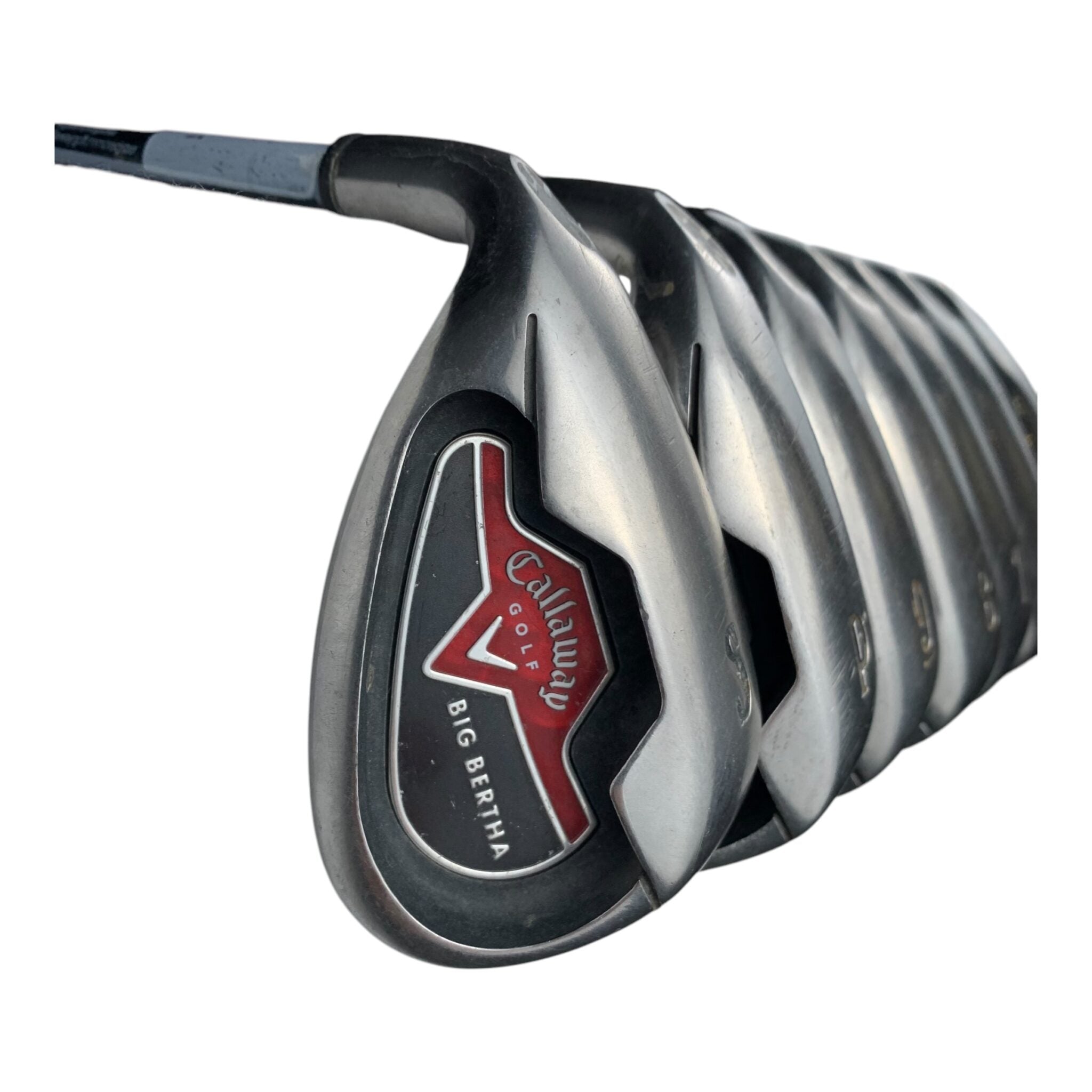 Callaway Big Bertha Eisenset / Flex Regular / 5-SW / Graphit - Linkshand