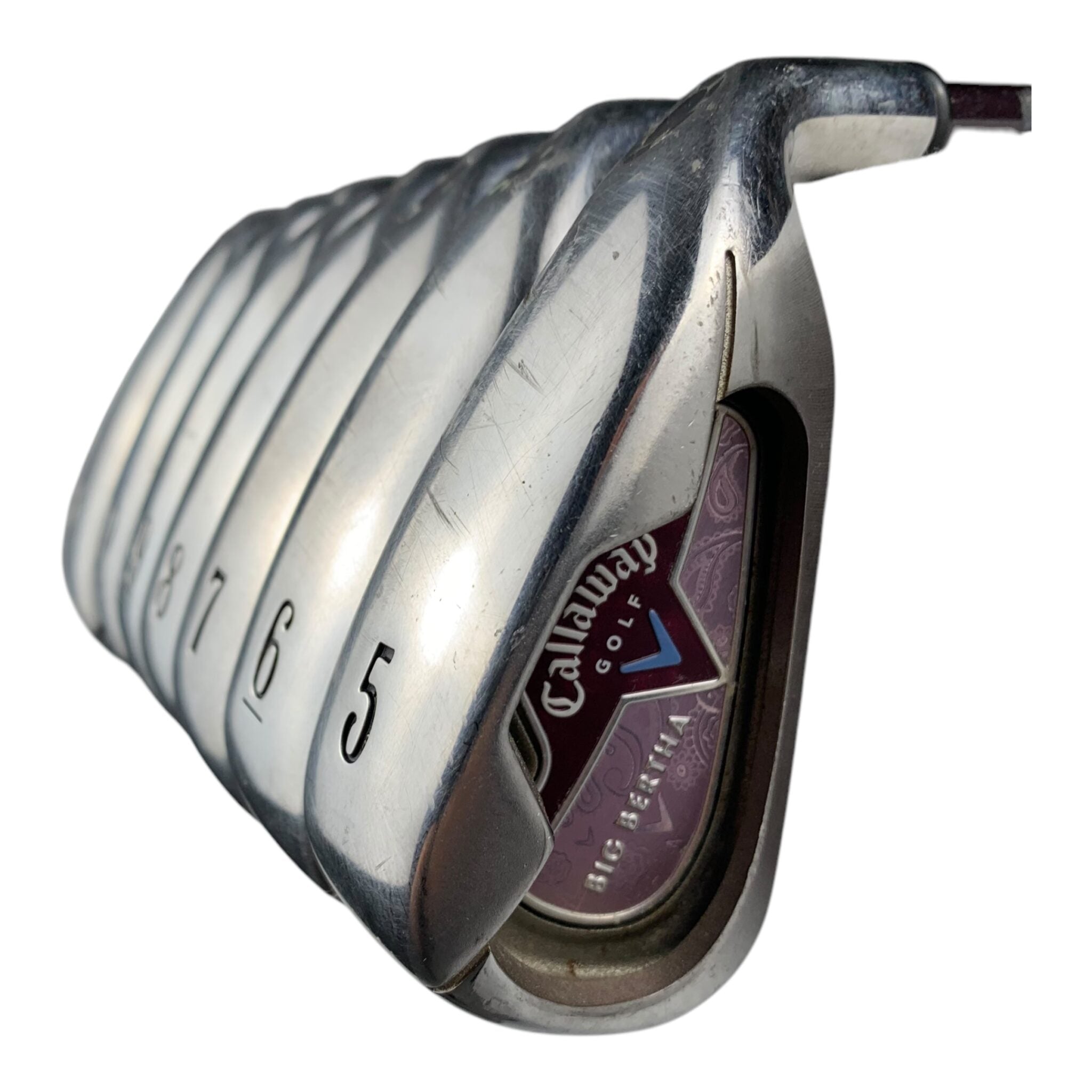 Callaway Big Bertha Eisenset / Flex Ladies / 5-SW / Graphit