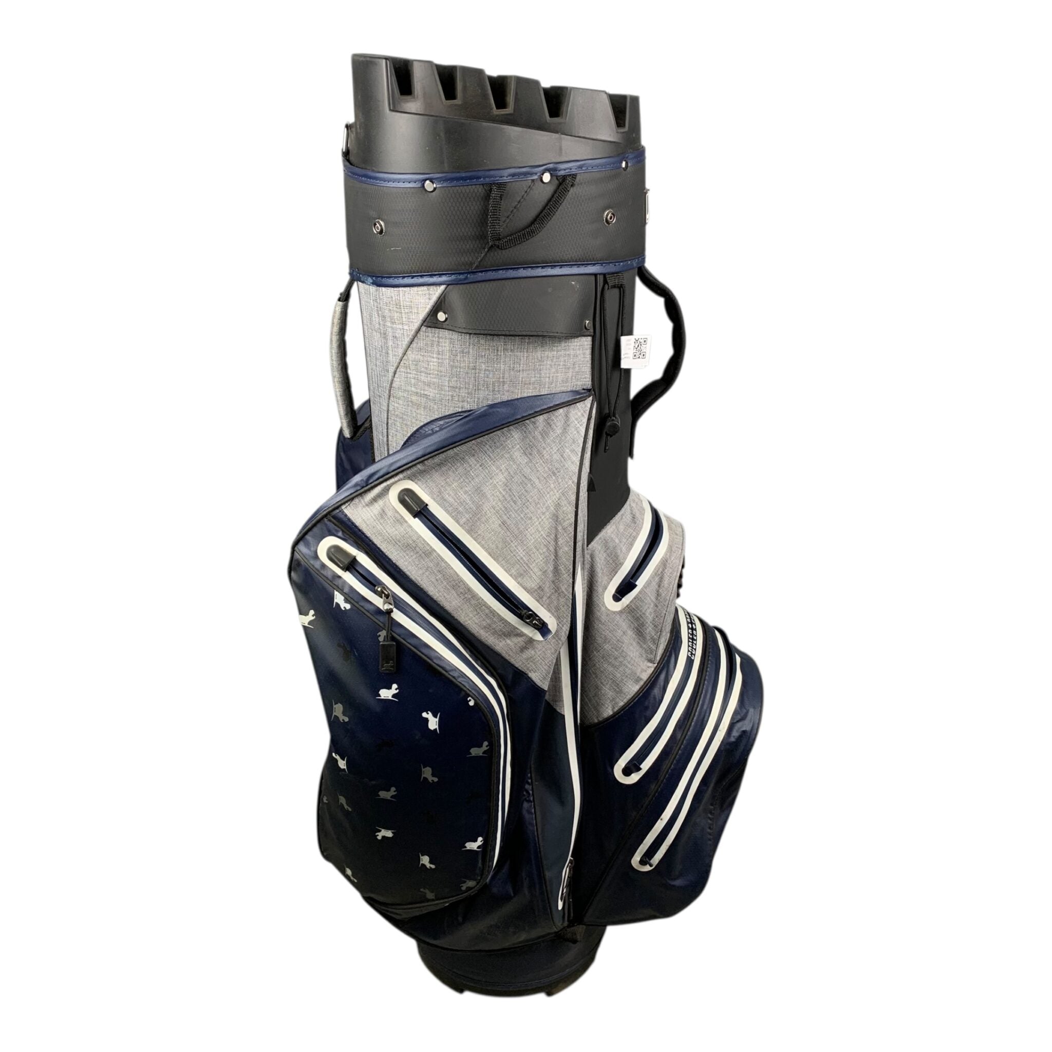 WhatBunkers Kibo Cartbag / Grau/Marineblau / Trennwand 