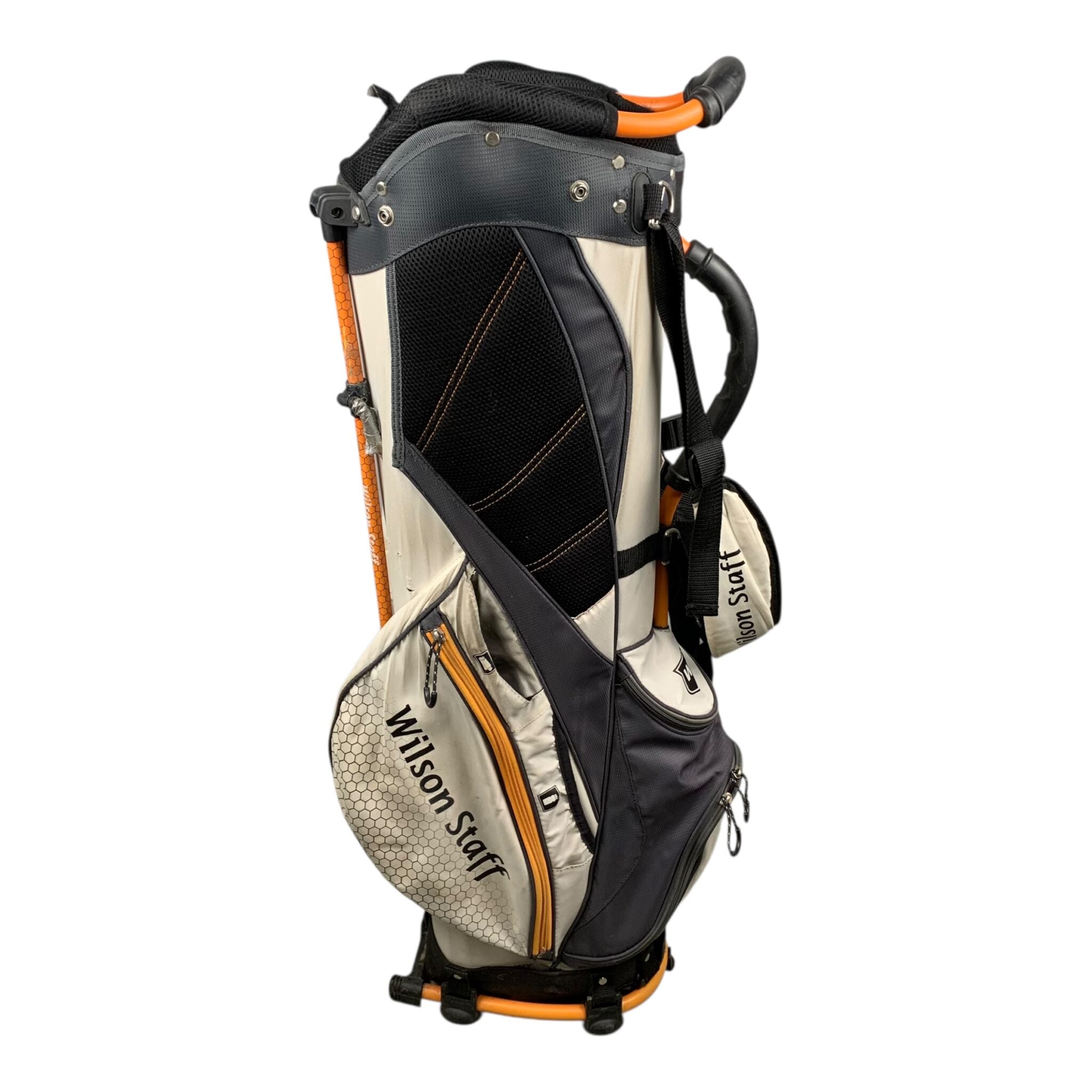 Wilson Staff Nexus Standbag / Weiß/Orange / 5 Fächer 