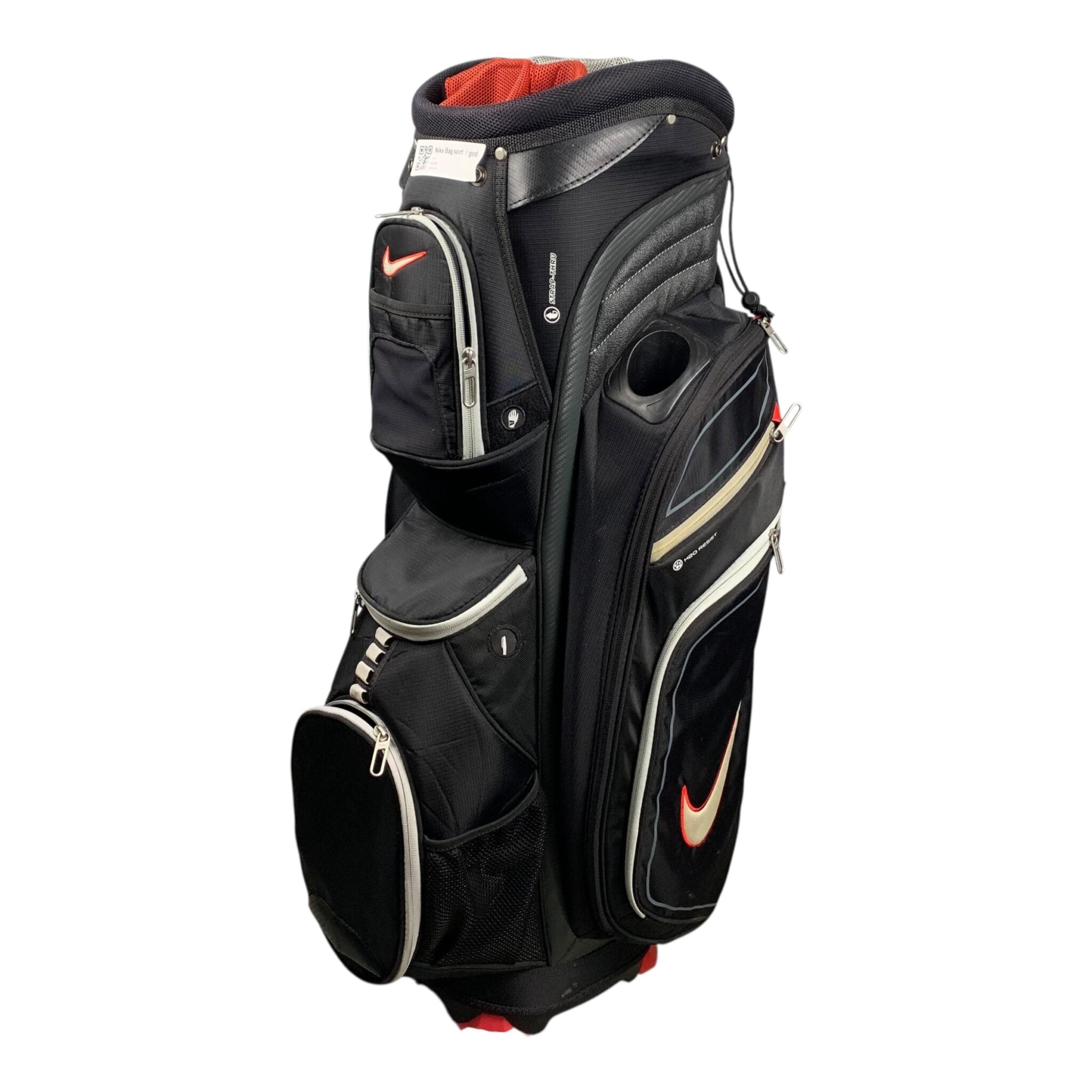 Nike Cartbag / Schwarz/Rot / 14-Zimmer 