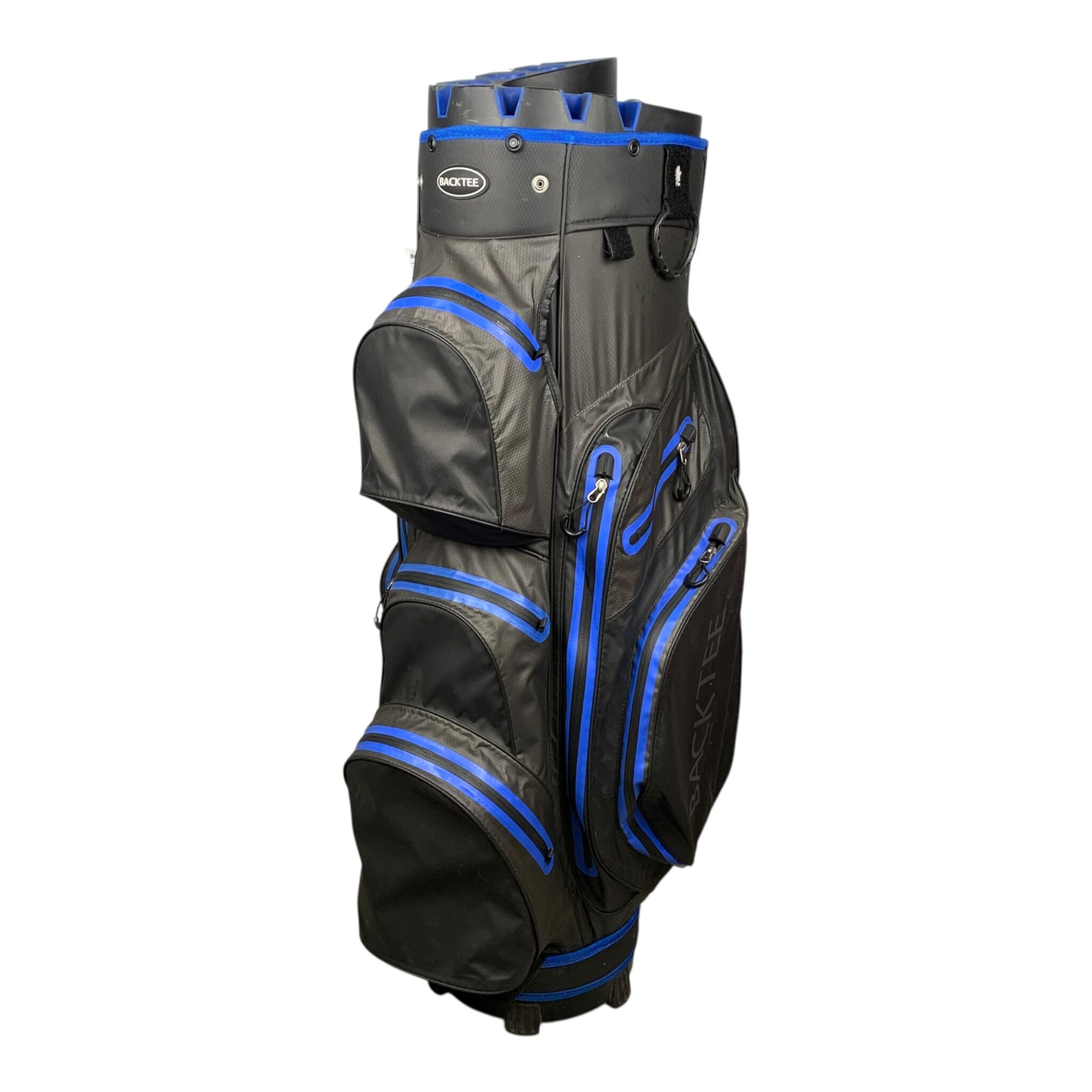 BackTee Cartbag / Schwarz/Blau / 15-Zimmer 