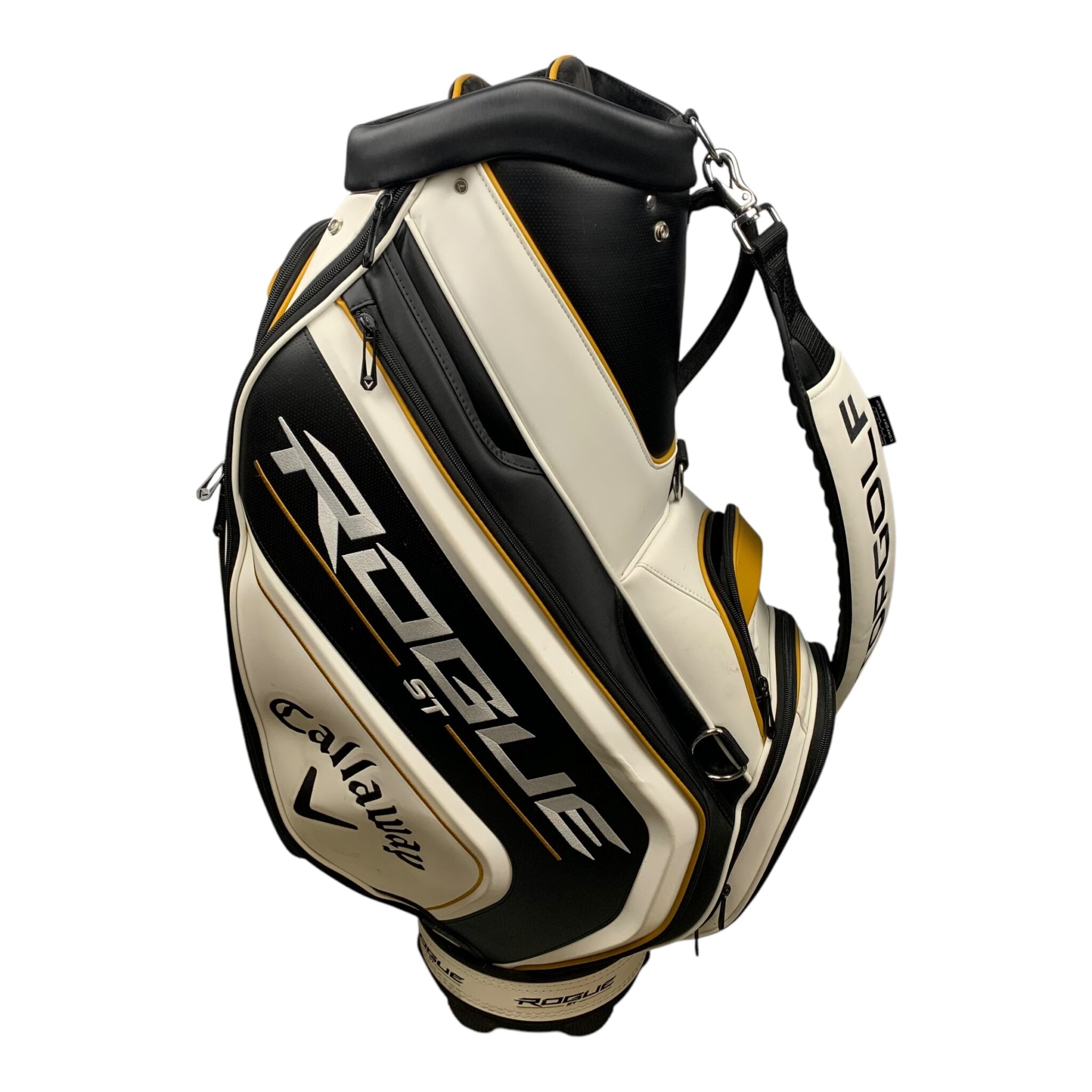 Callaway Rogue ST Staff Bag / Weiß/Gold/Schwarz / 6 Fächer