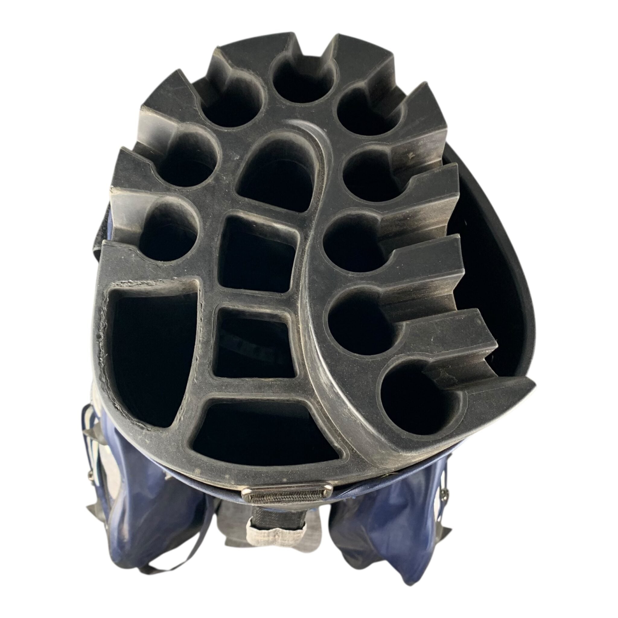 WhatBunkers Kibo Cartbag / Grau/Marineblau / Trennwand 