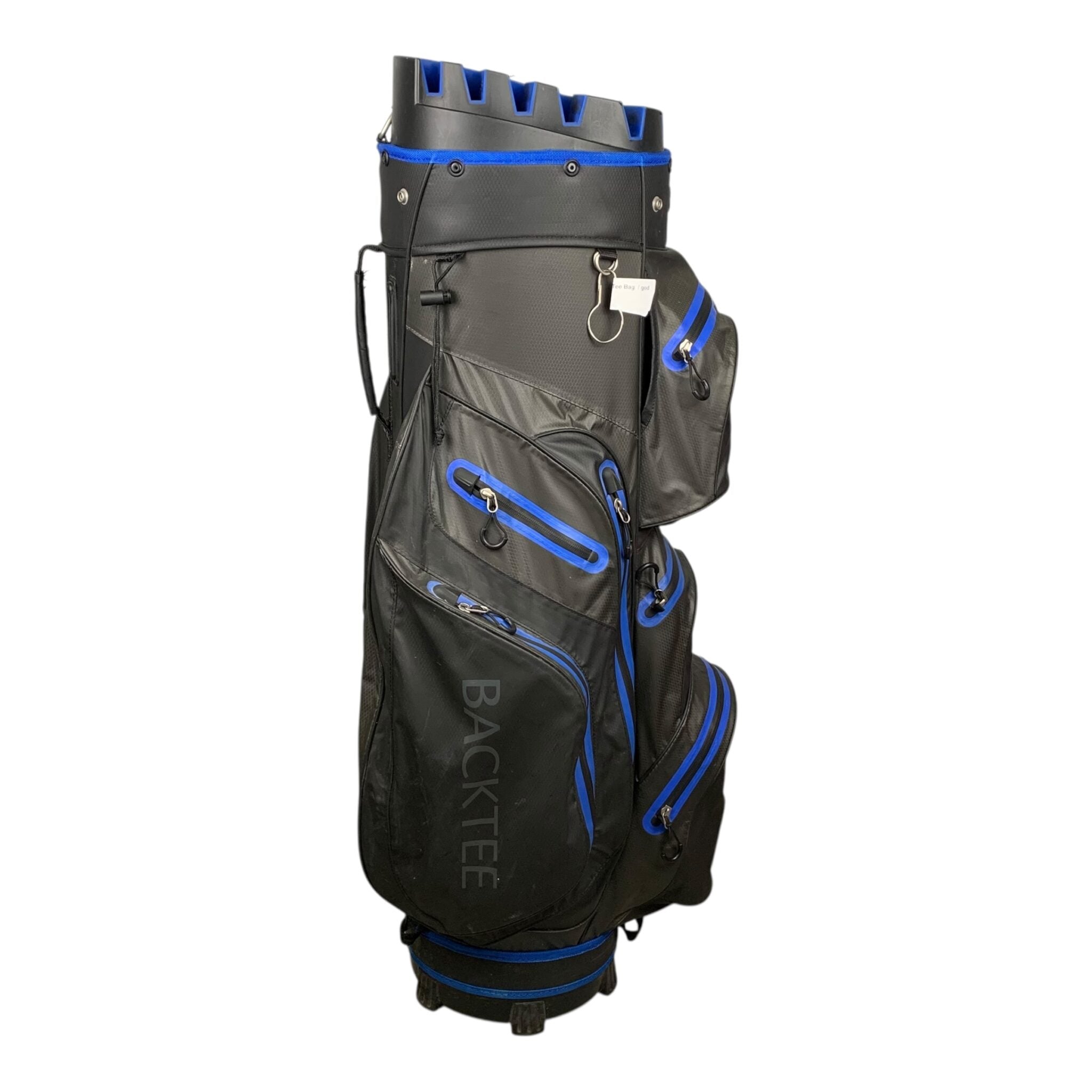 BackTee Cartbag / Schwarz/Blau / 15-Zimmer 