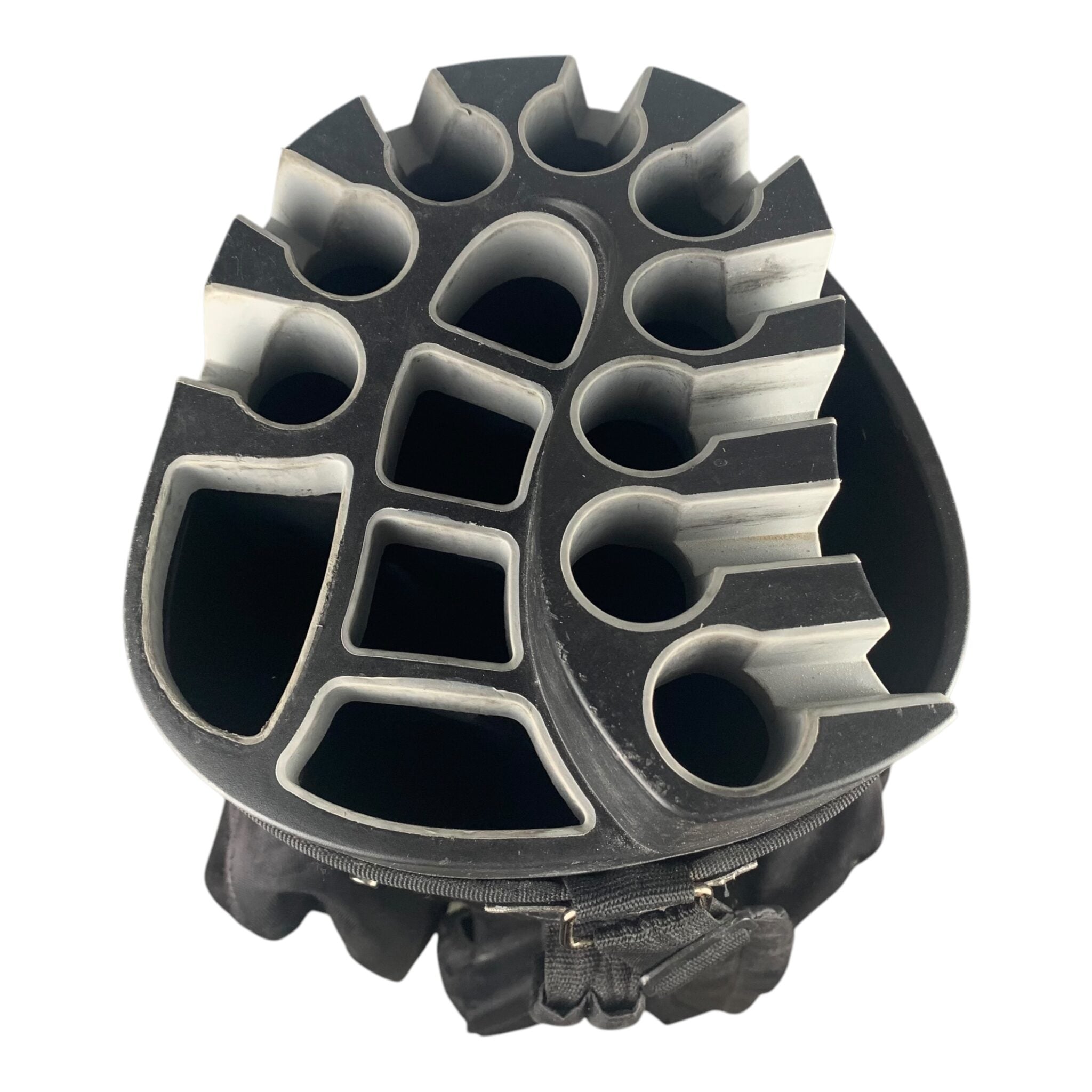 CrownCaddy Cartbag / Schwarz/Grau / Trennwand