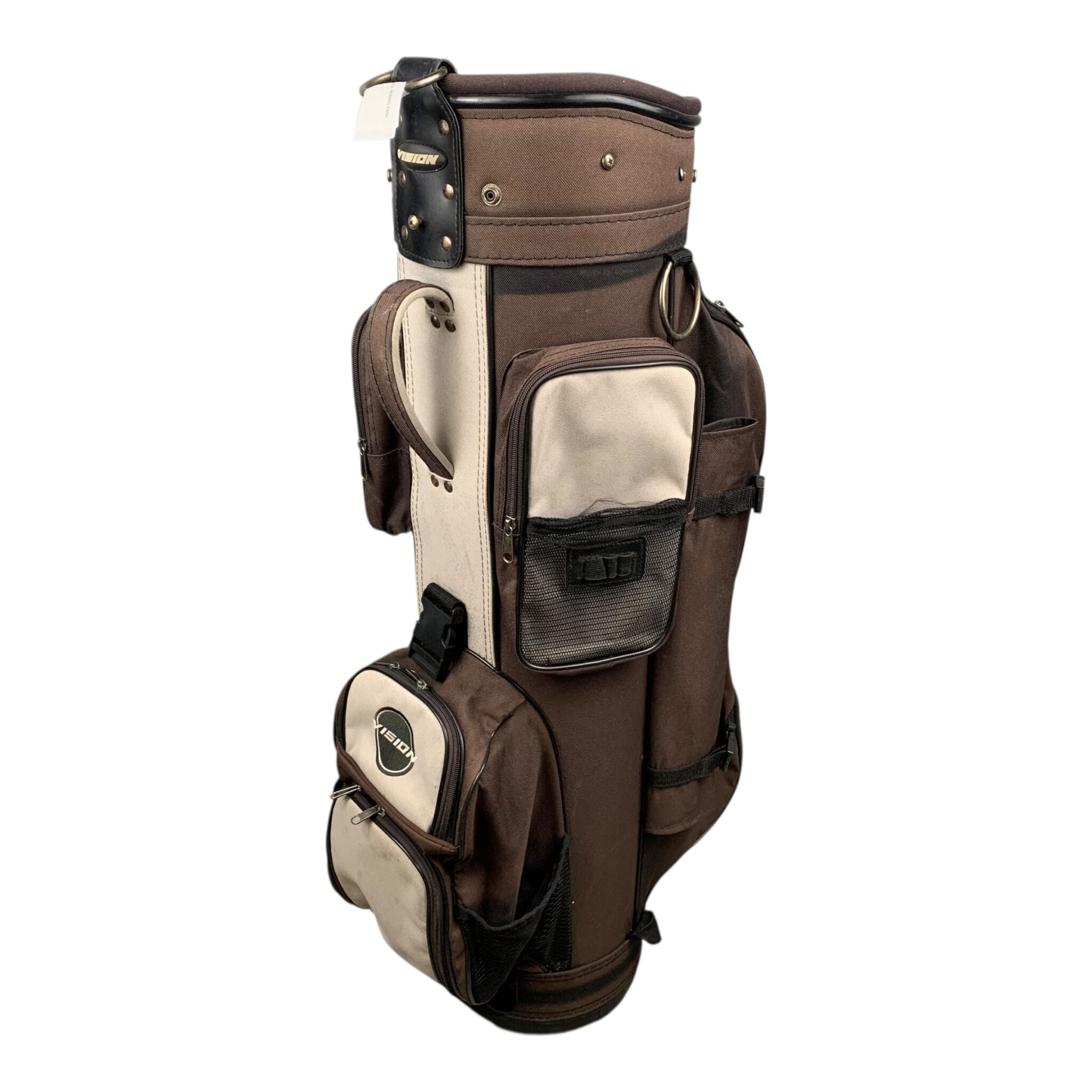 Vision Cartbag / Braun/Grau / 6 Fächer 