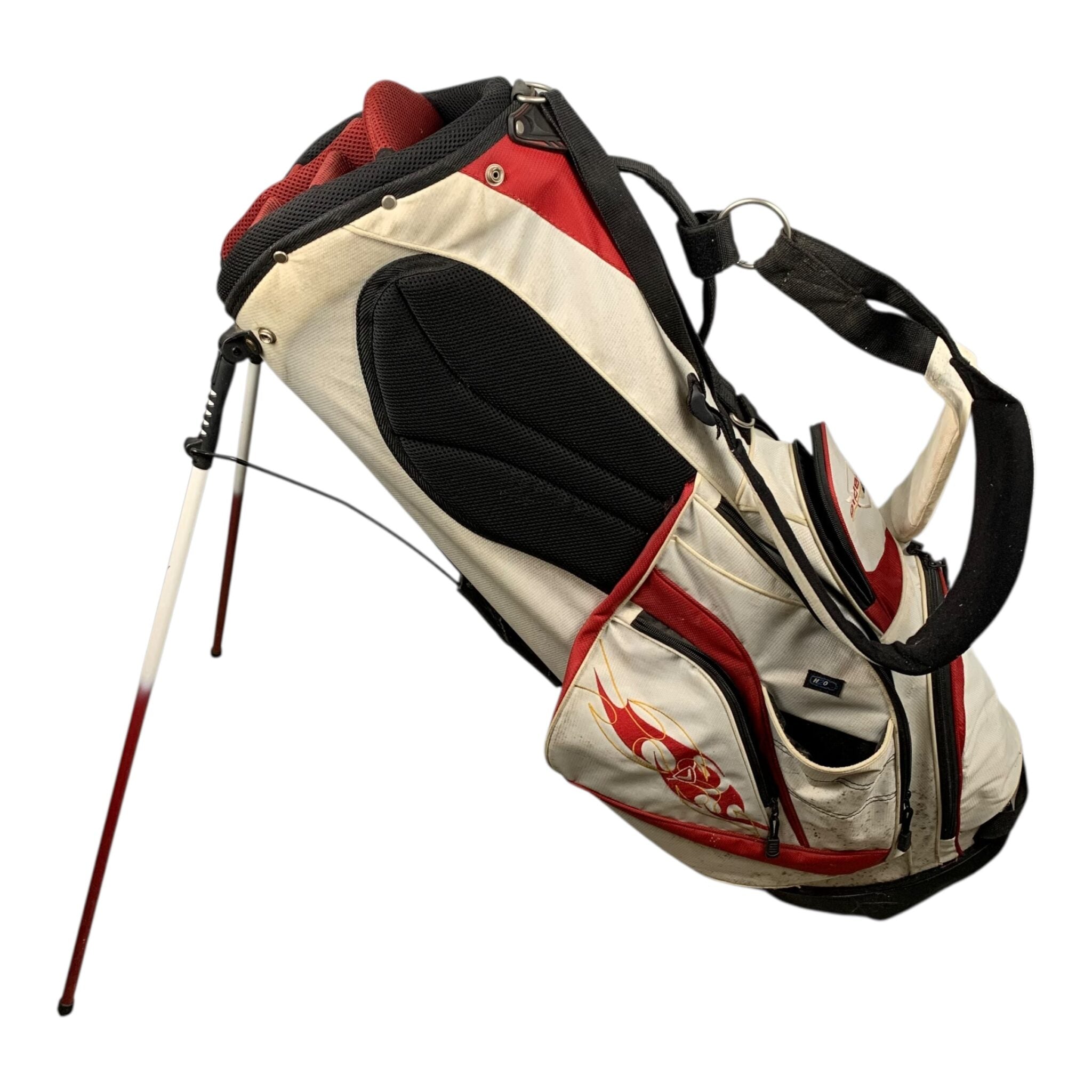 Callaway Stand Bag / Weiß/Rot / 7-Raum 