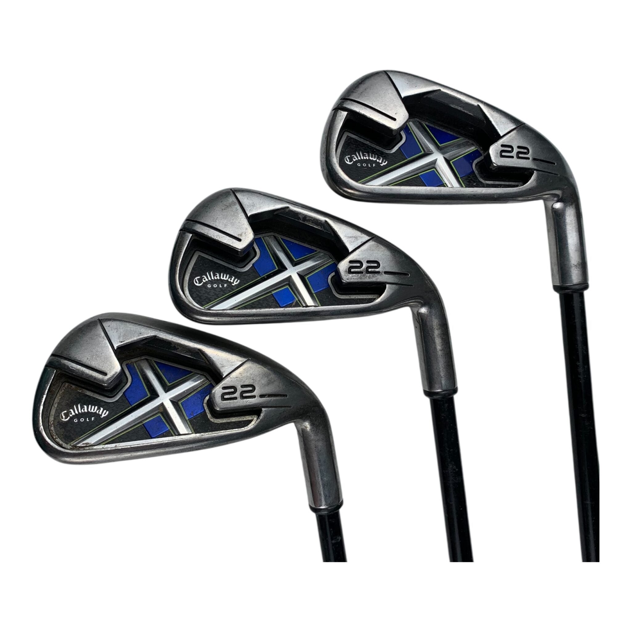 Callaway X-22 Eisenset / Flex A-Flex / 5-SW / Graphit