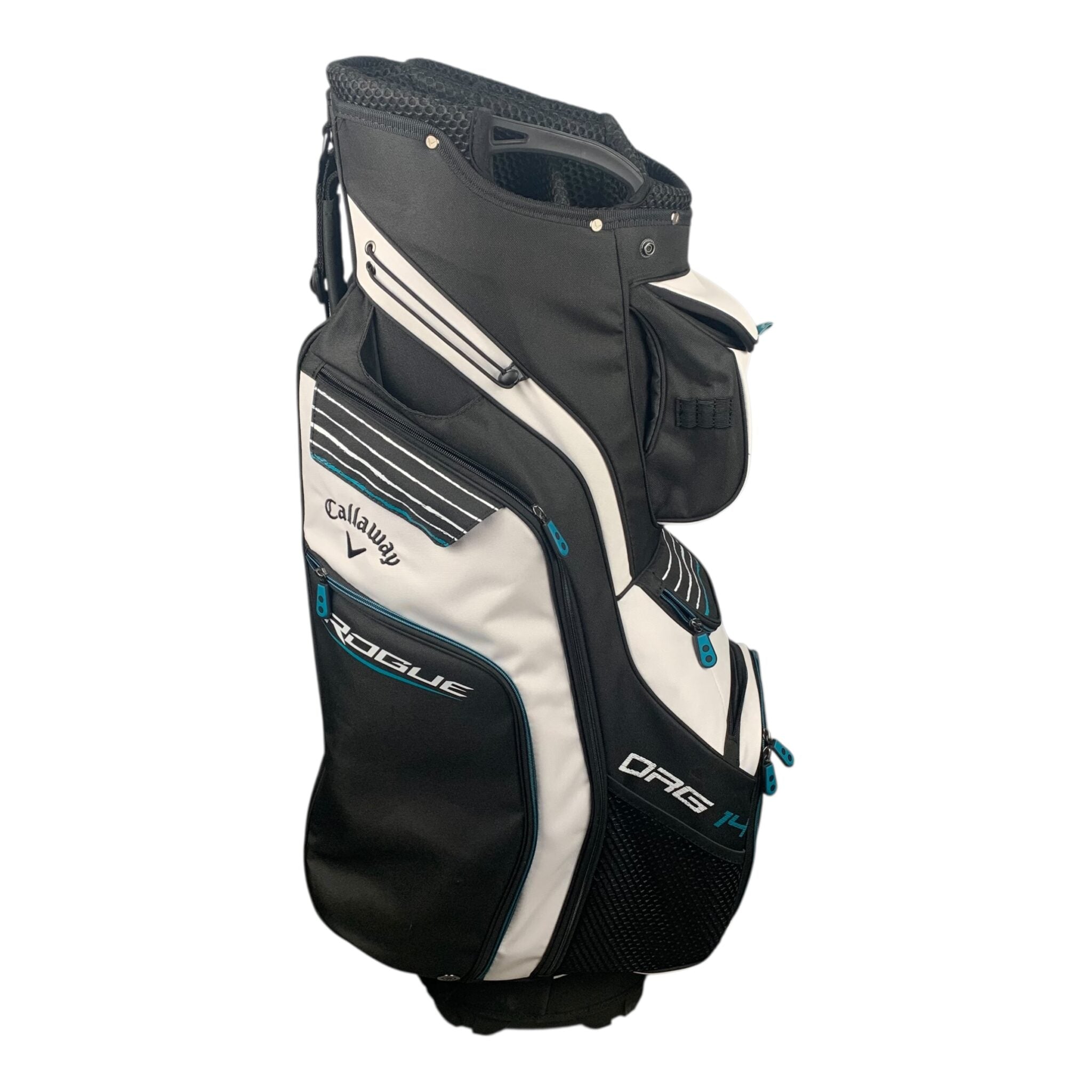 Callaway Rogue ORG 14 Cartbag / Schwarz/Weiß/Blau / 14-Fächer 