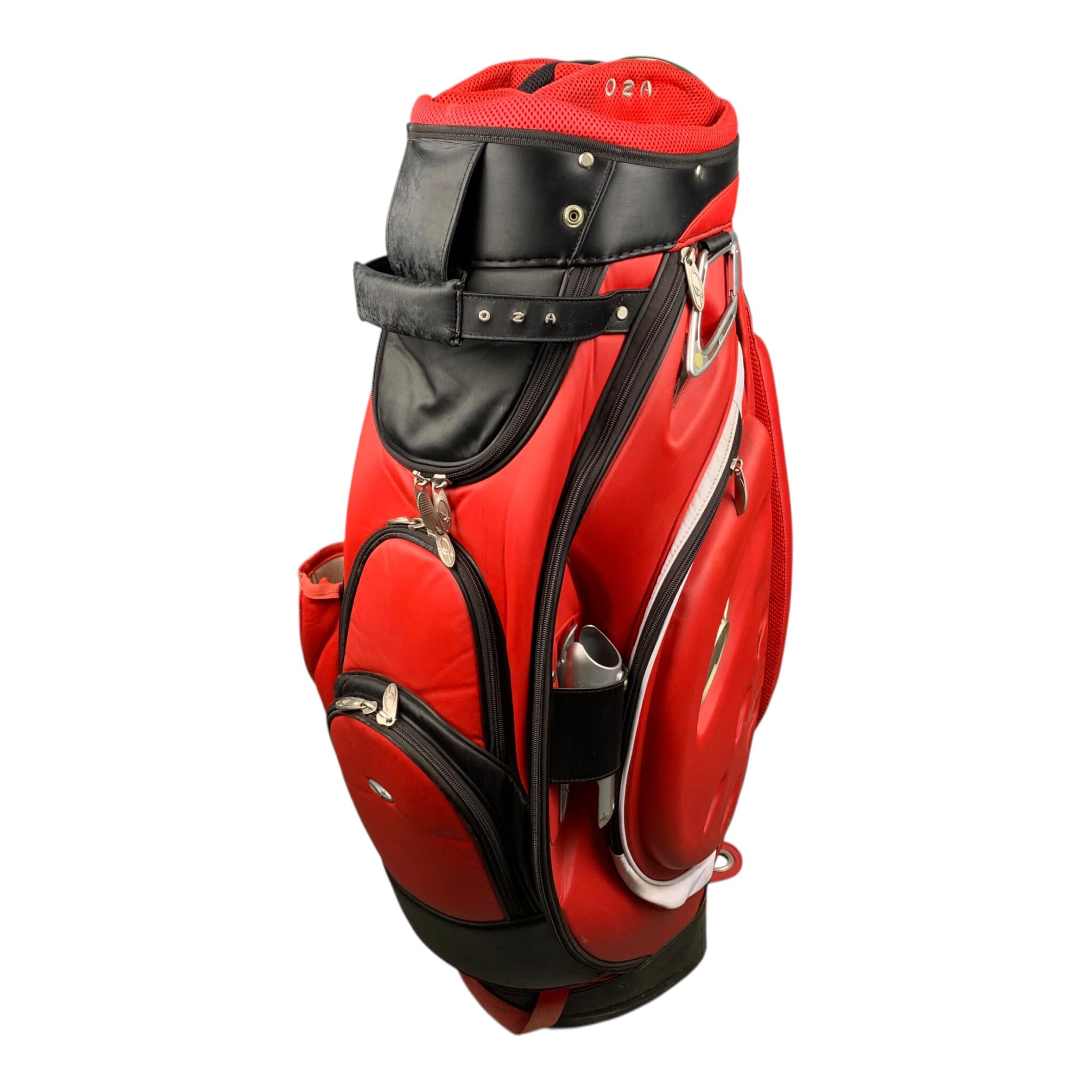 Oza Golf Cart Bag / Rot / 14 Fächer 