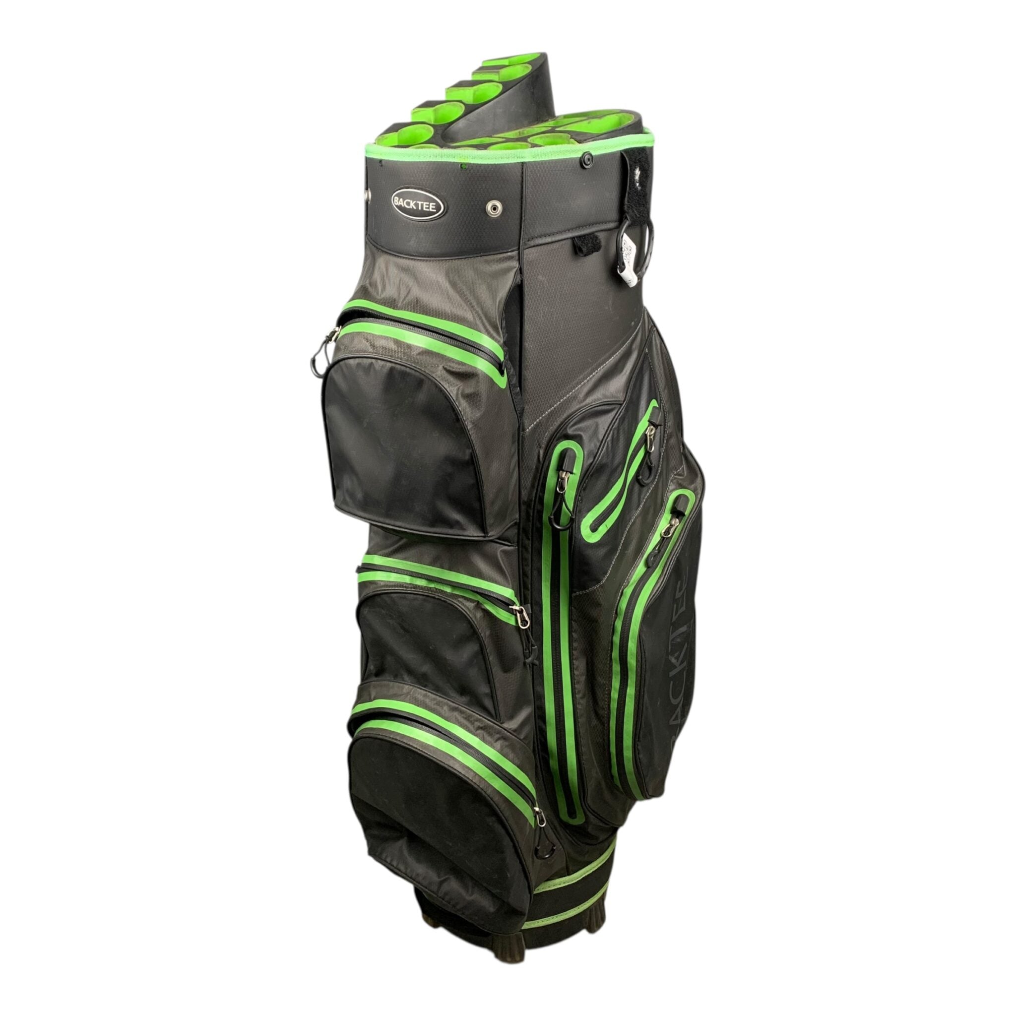 Backtee Cartbag / Schwarz/Grün / Divider-Top 