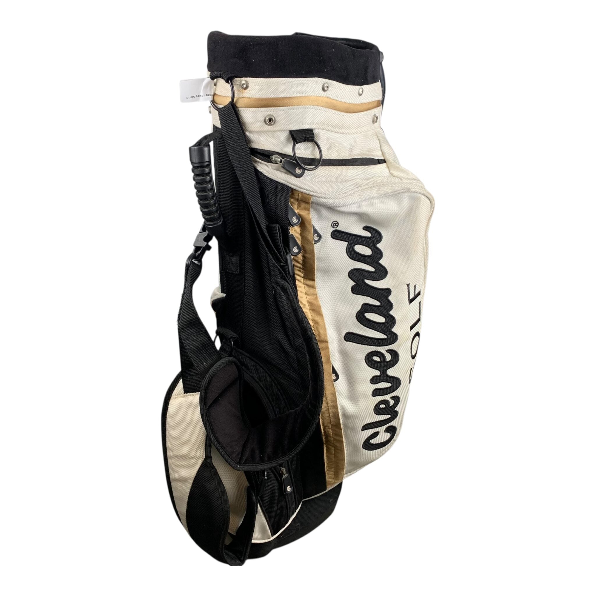 Cleveland Standbag / Weiß/Gold / 5-Raum 