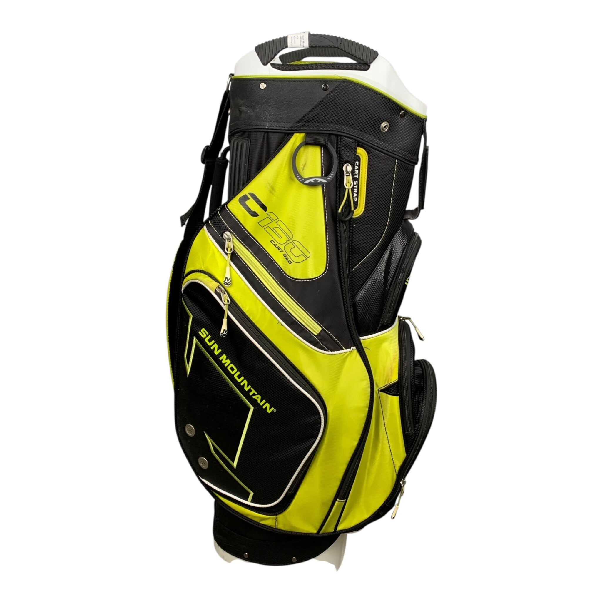 Sun Mountain C130 Cartbag / Gelb/Schwarz / 15-Zimmer 