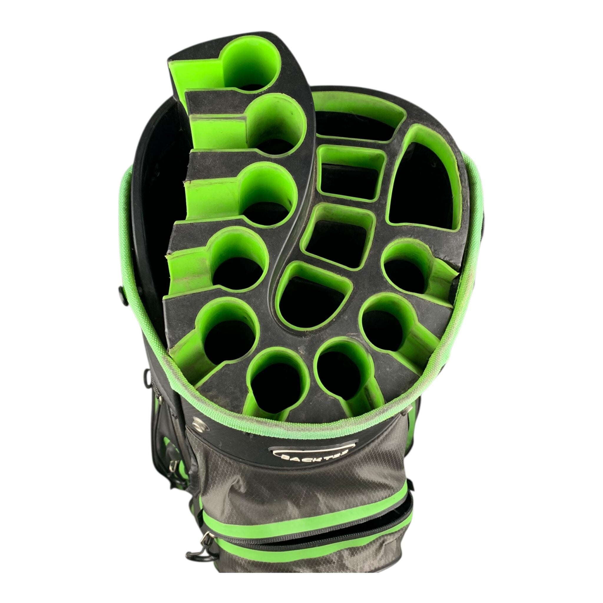 Backtee Cartbag / Schwarz/Grün / Divider-Top 