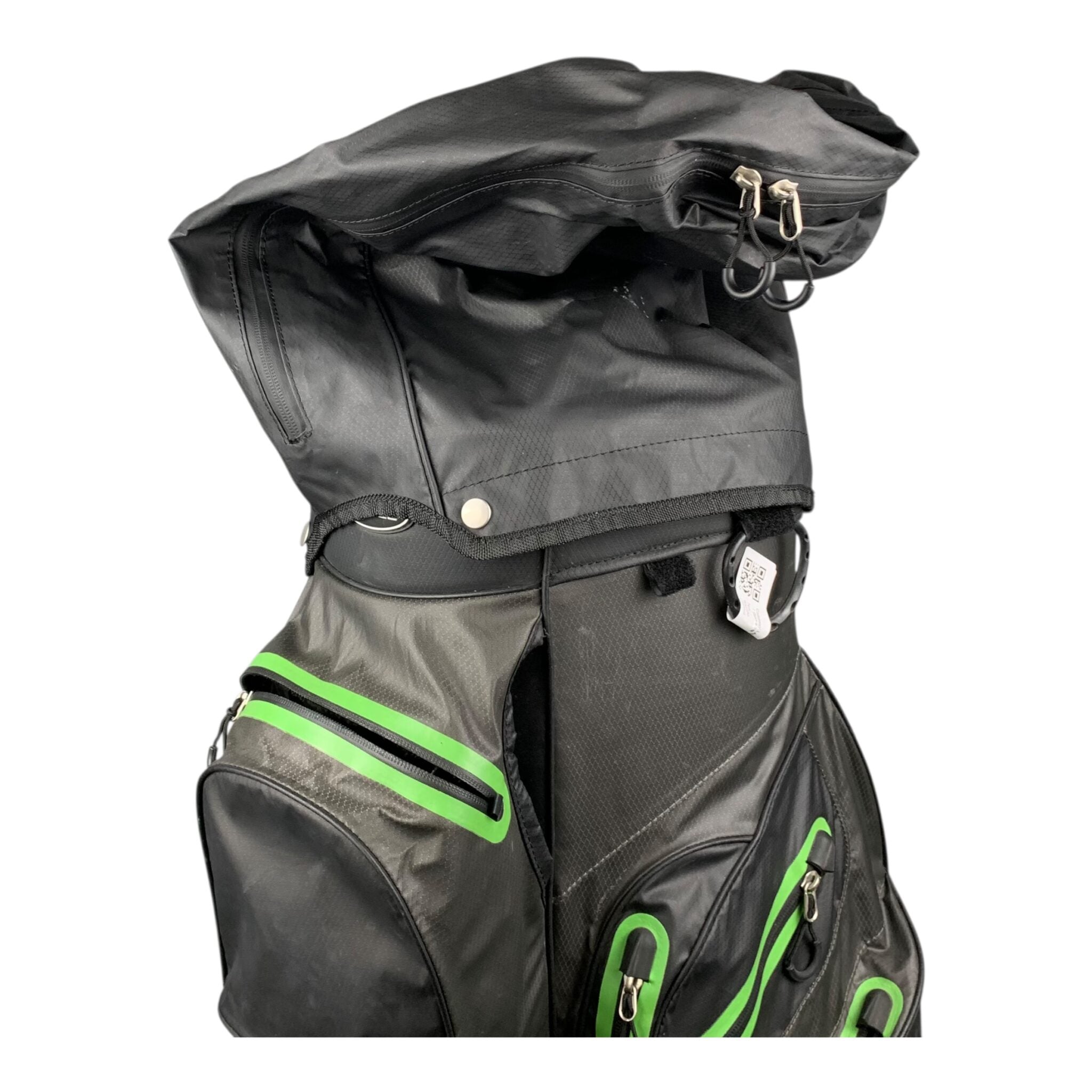 Backtee Cartbag / Schwarz/Grün / Divider-Top 