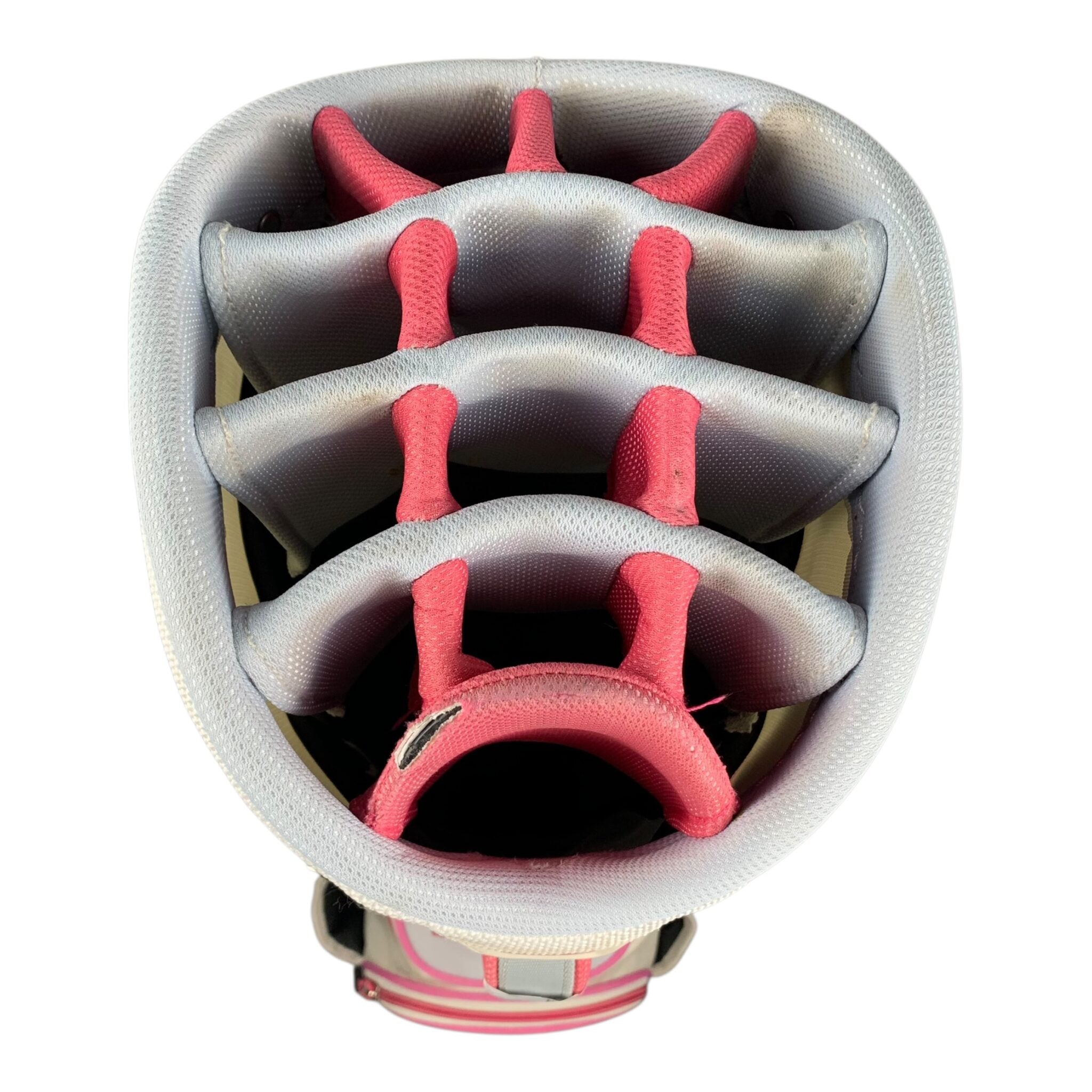 Cobra Cartbag / Weiß/Pink / 14 Fächer 