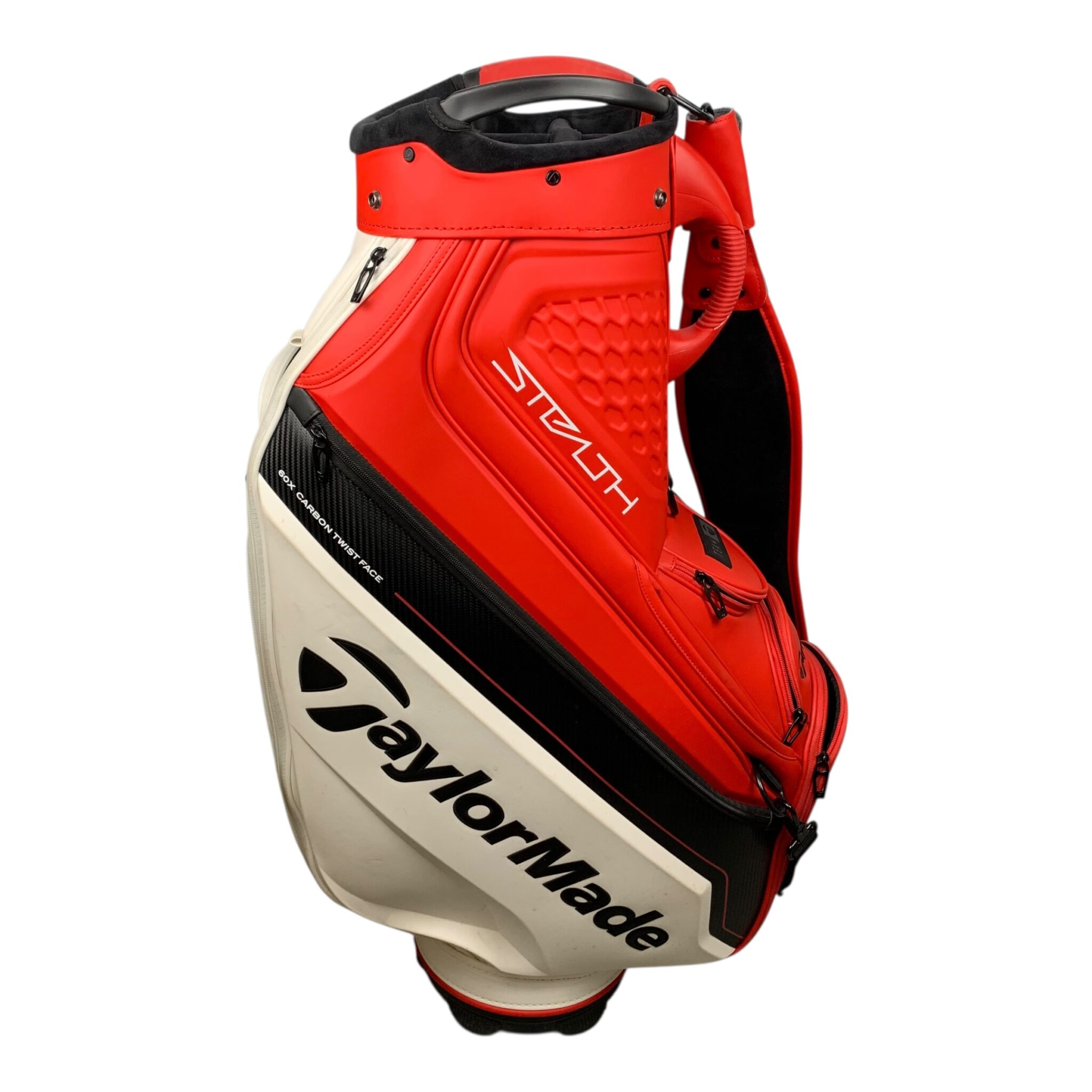 Taylormade Stealth Staffbag / Weiß/Rot / 6-Fächer 