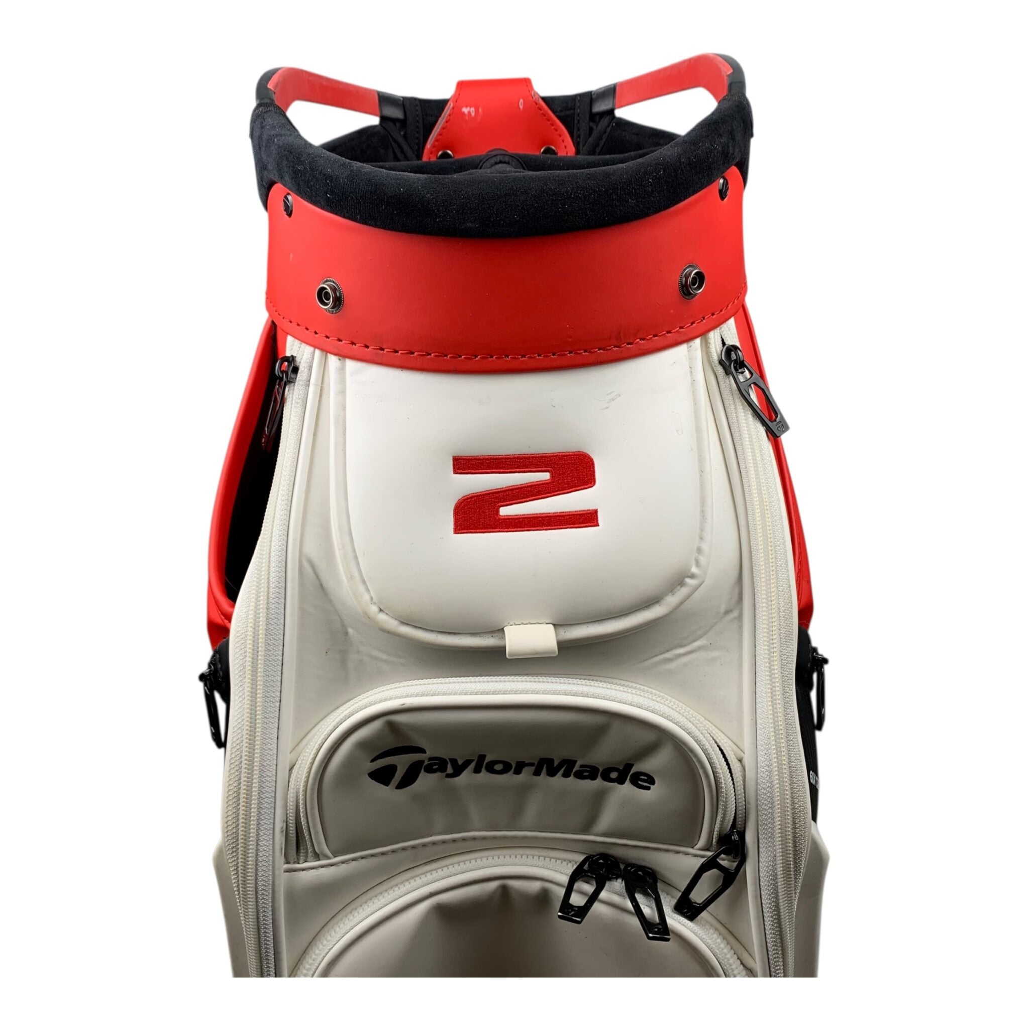 Taylormade Stealth Staffbag / Weiß/Rot / 6-Fächer 