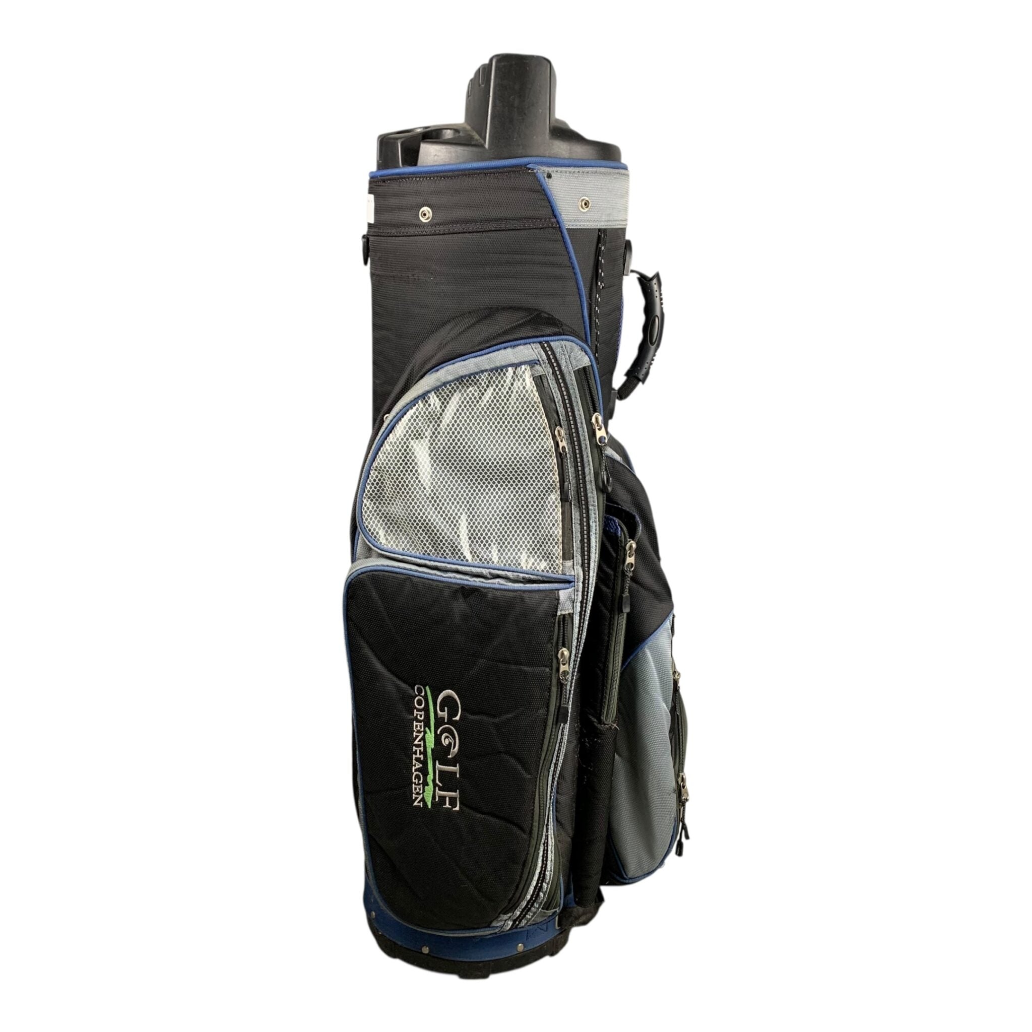 Golf Copenhagen Cartbag / Schwarz/Grau / 10 Fächer 
