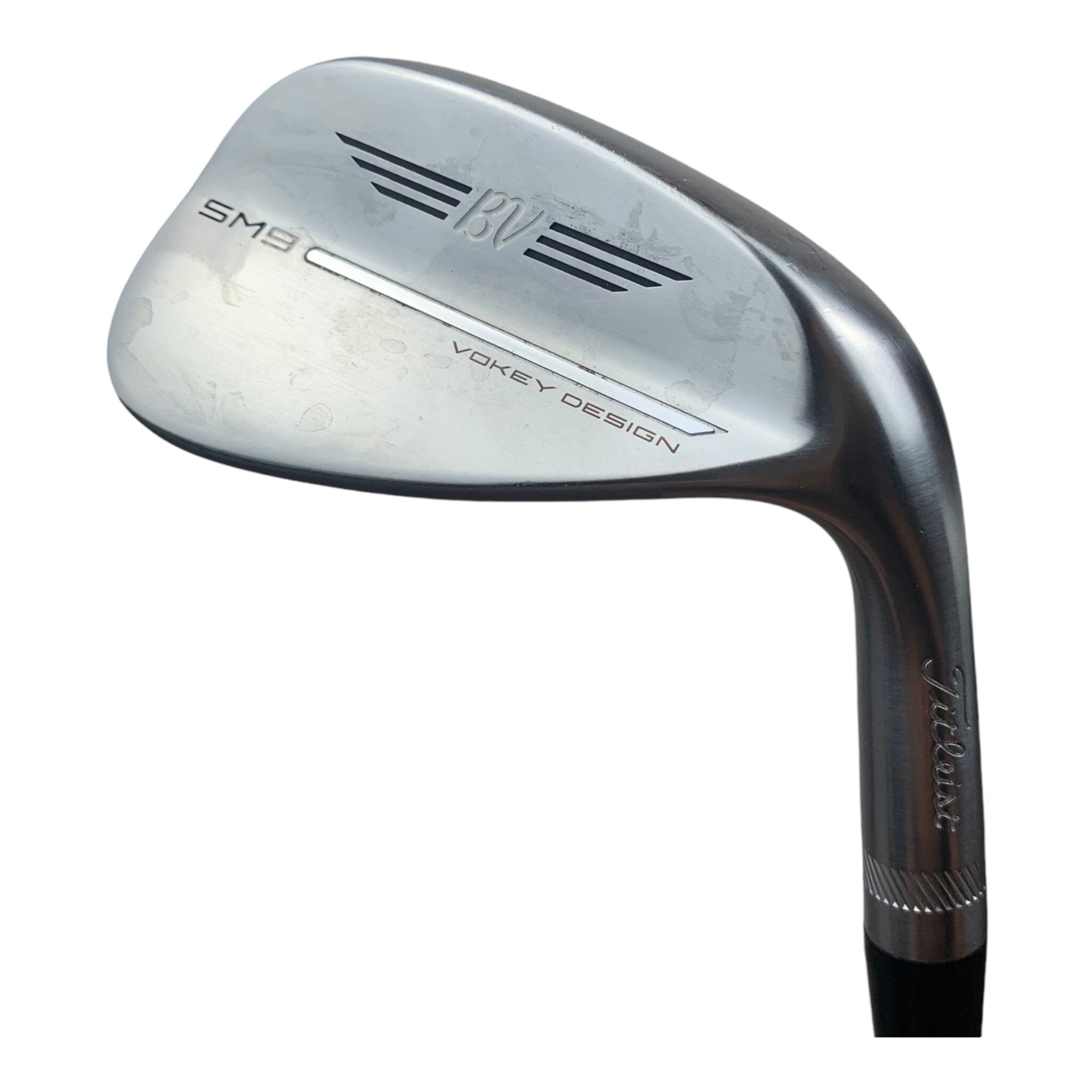 Titleist Vokey SM9 Tour Chrome Wedge / #50/12 F Grind / Crossline Oversize-Griff